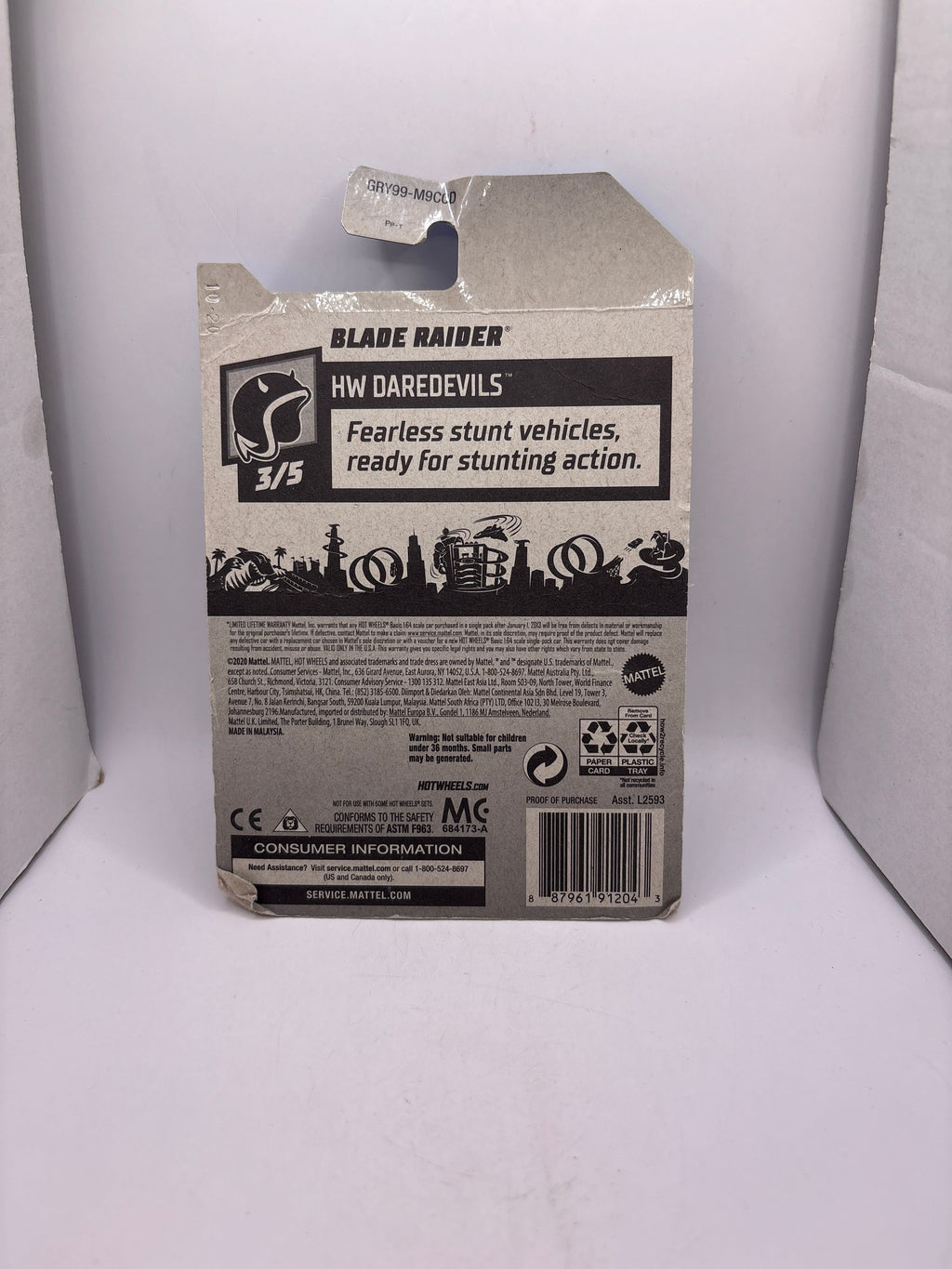 Hot Wheels Blade Raider Diecast blue