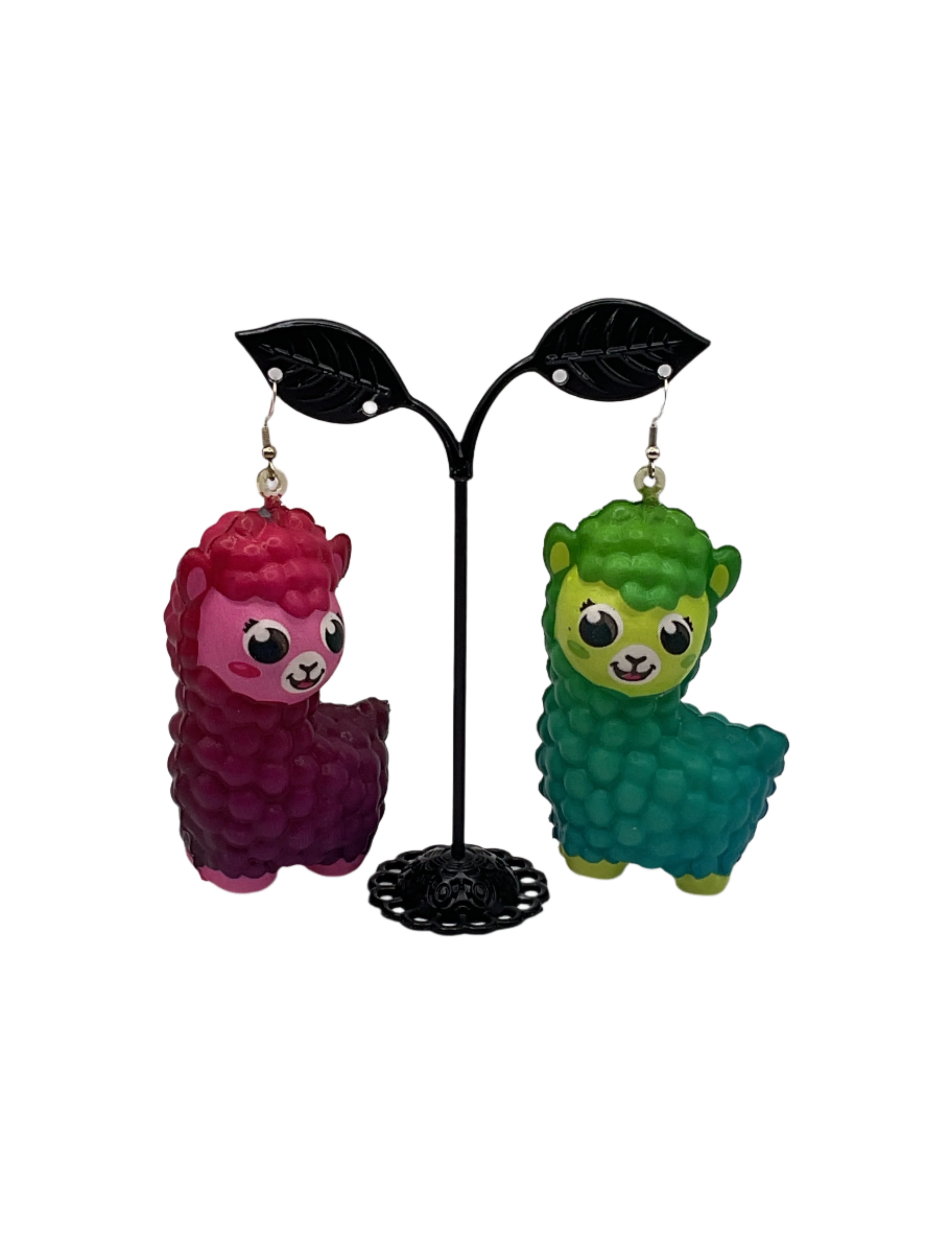 Llama earrings
