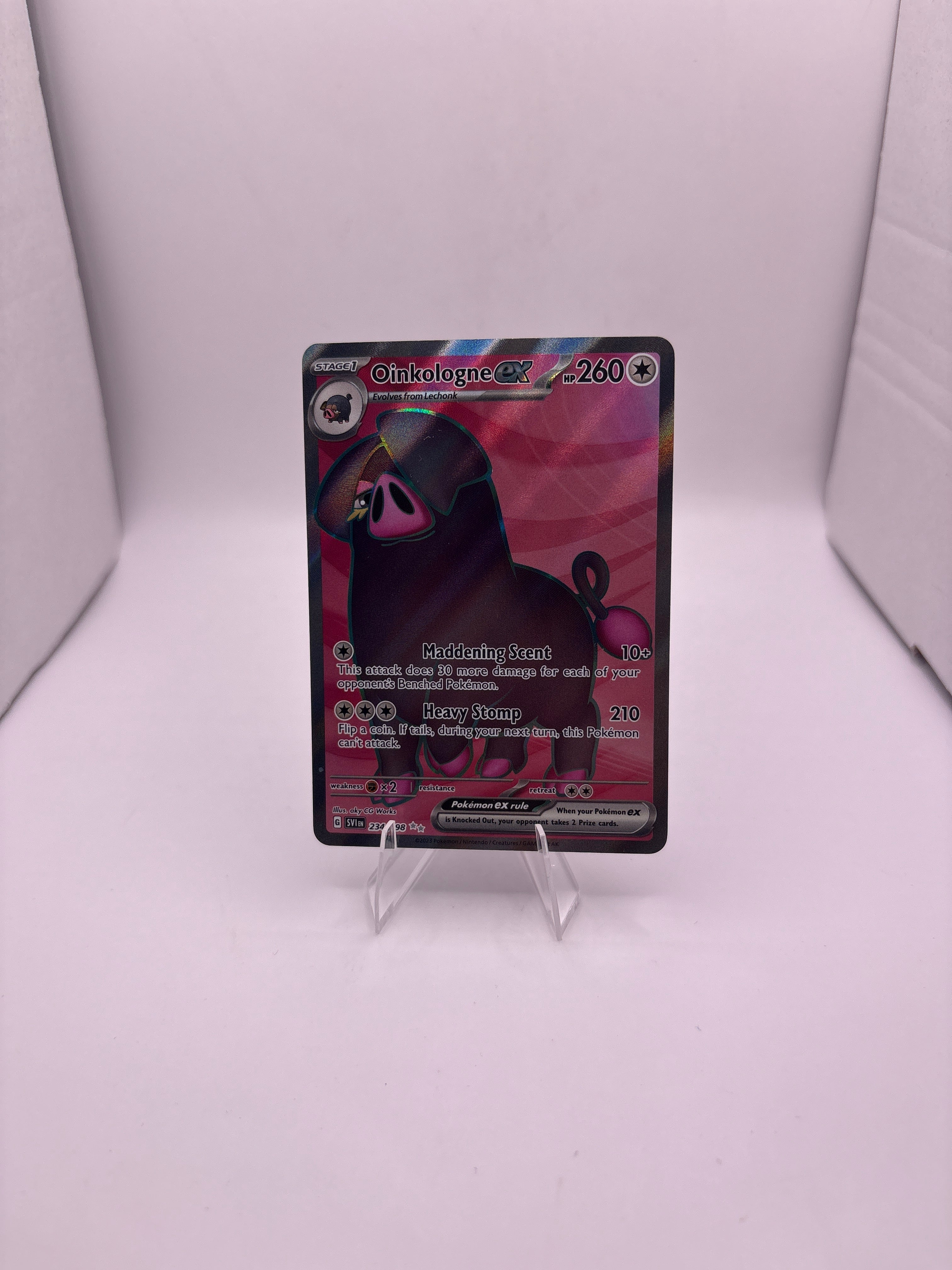 Pokemon Oinkologne ex