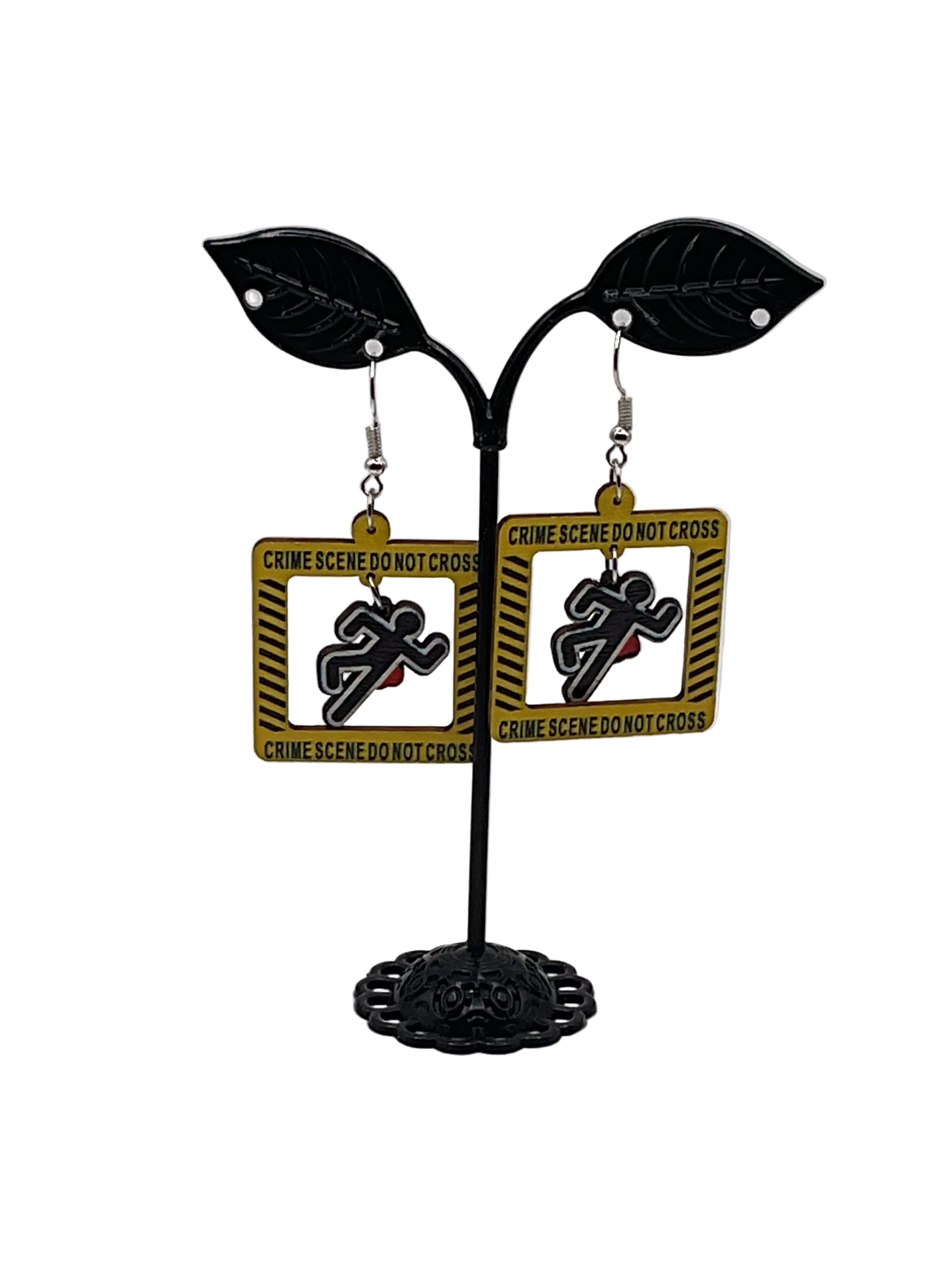 Crime Scene Earrings