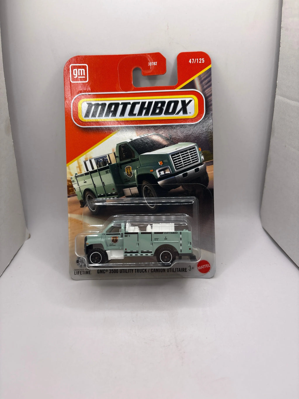 Matchbox GMC 3500 Utility Truck Diecast green