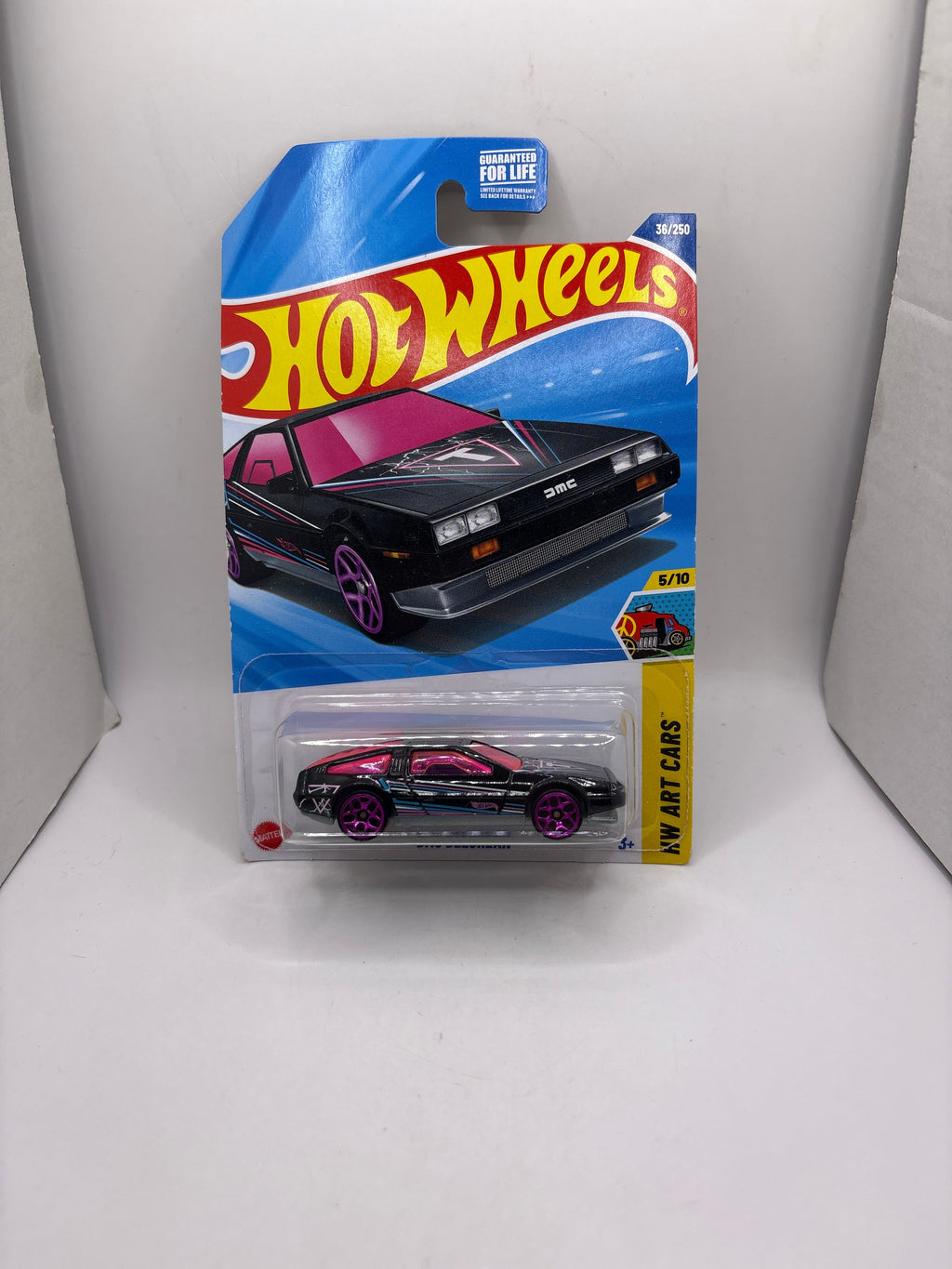 Hot Wheels DMC Delorean Diecast black