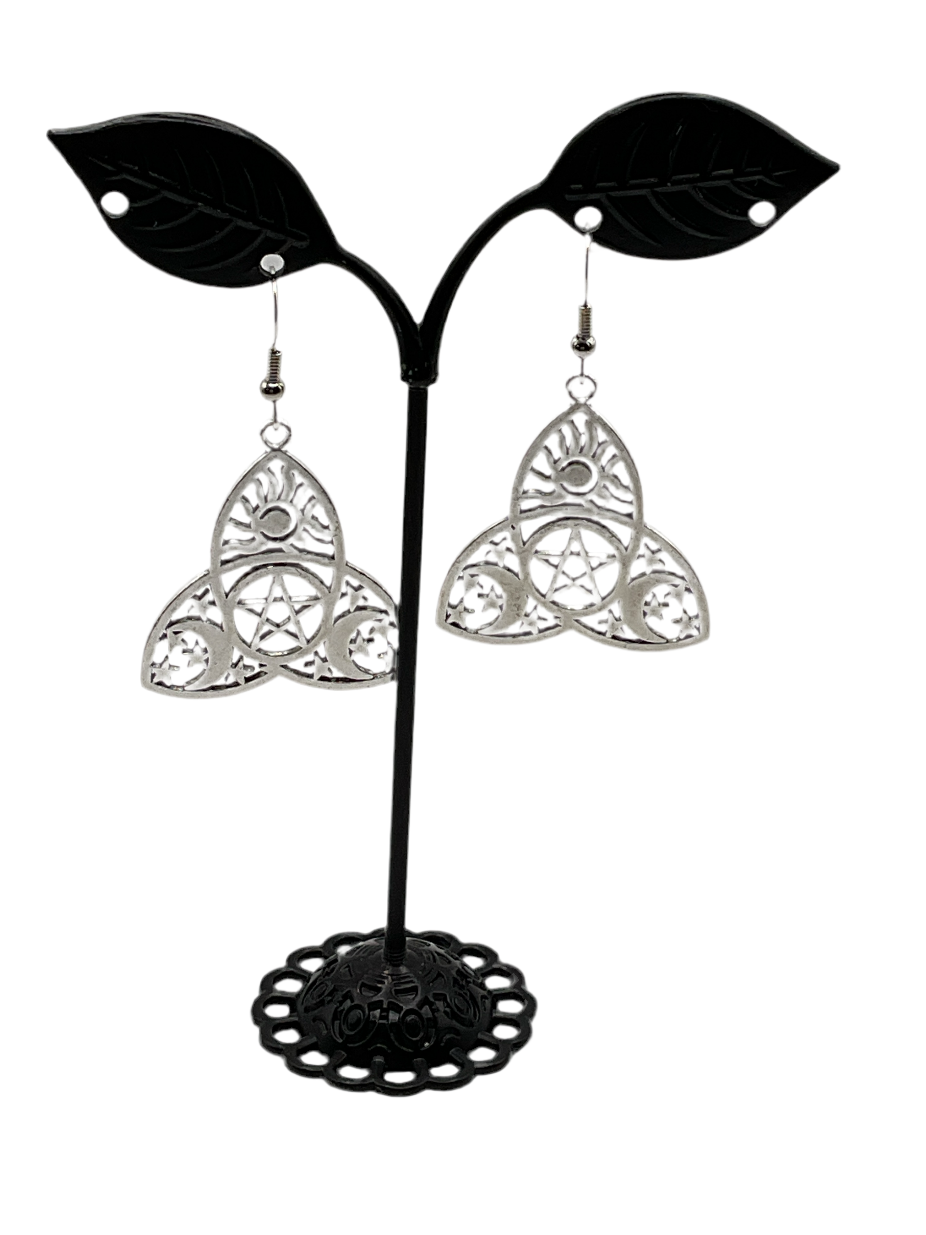 Celtic Stars, moons and Sun Earrings