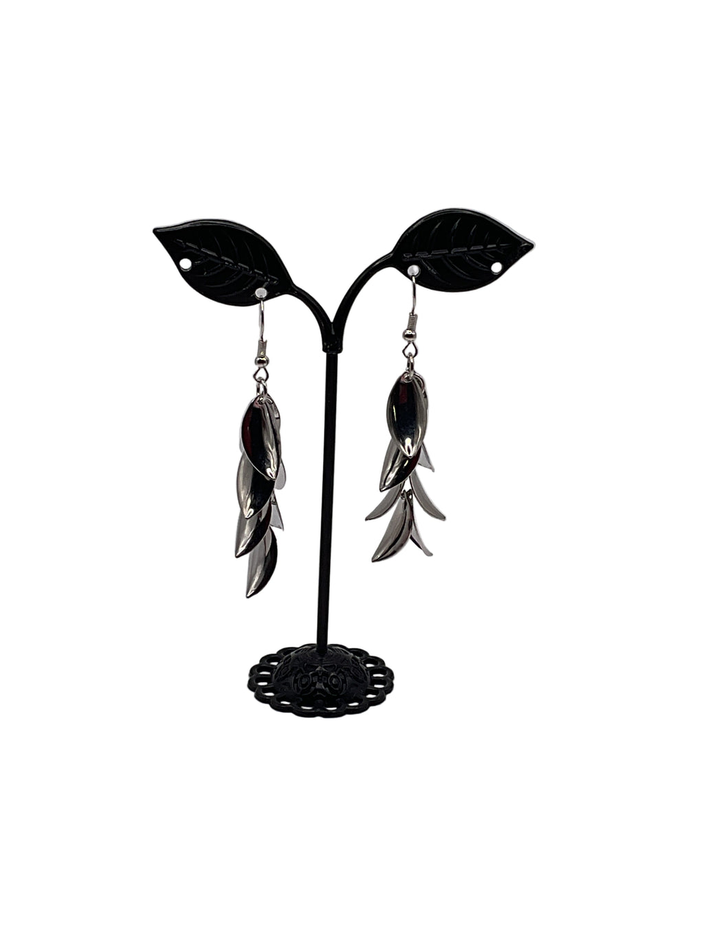 Silver earrings