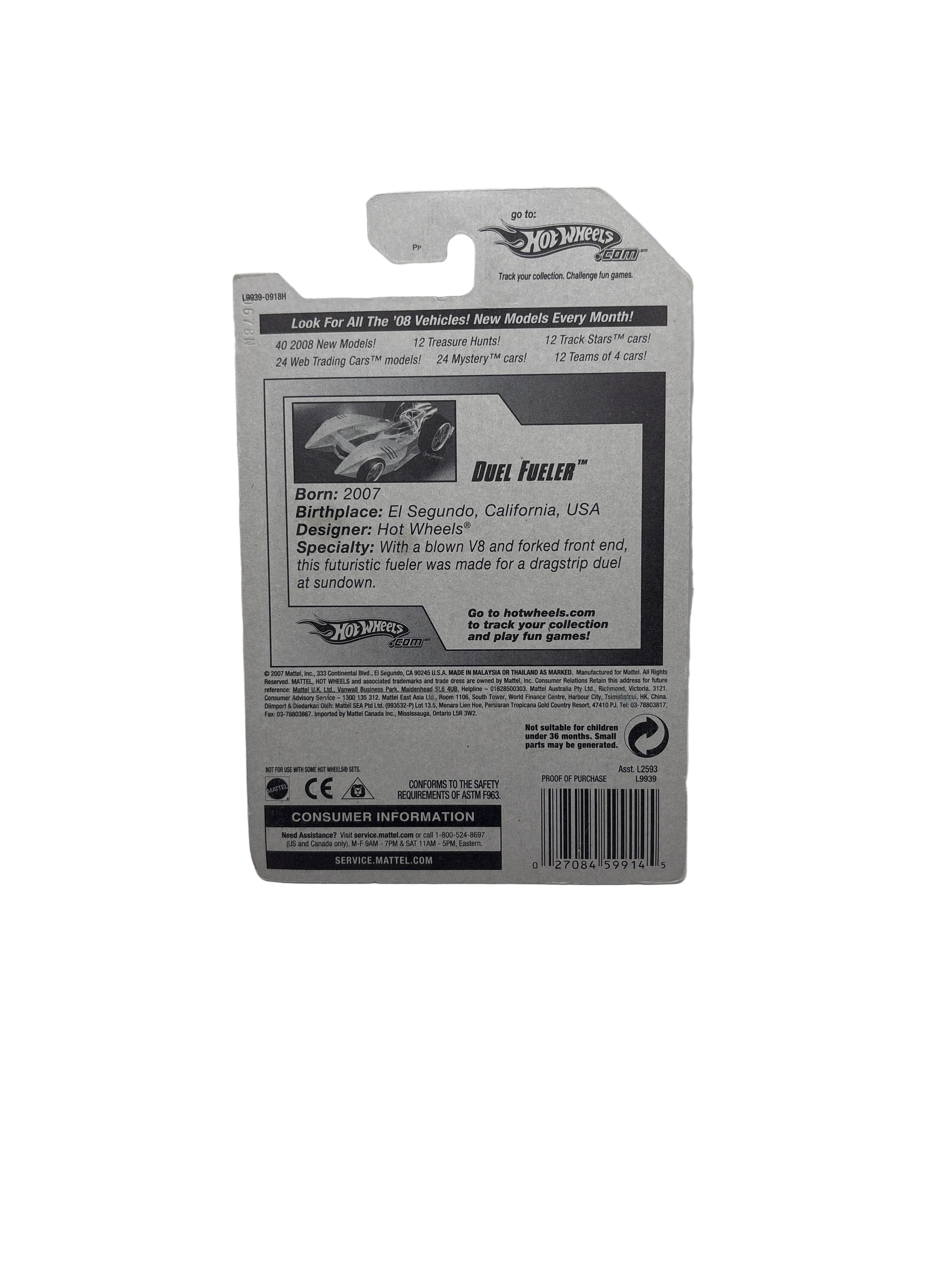 Hot Wheels Duel Fueler Diecast