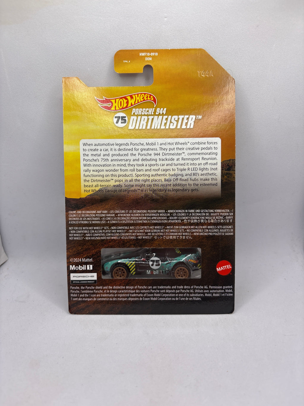 Hot Wheels Porsche 944 Dirtmeister Diecast