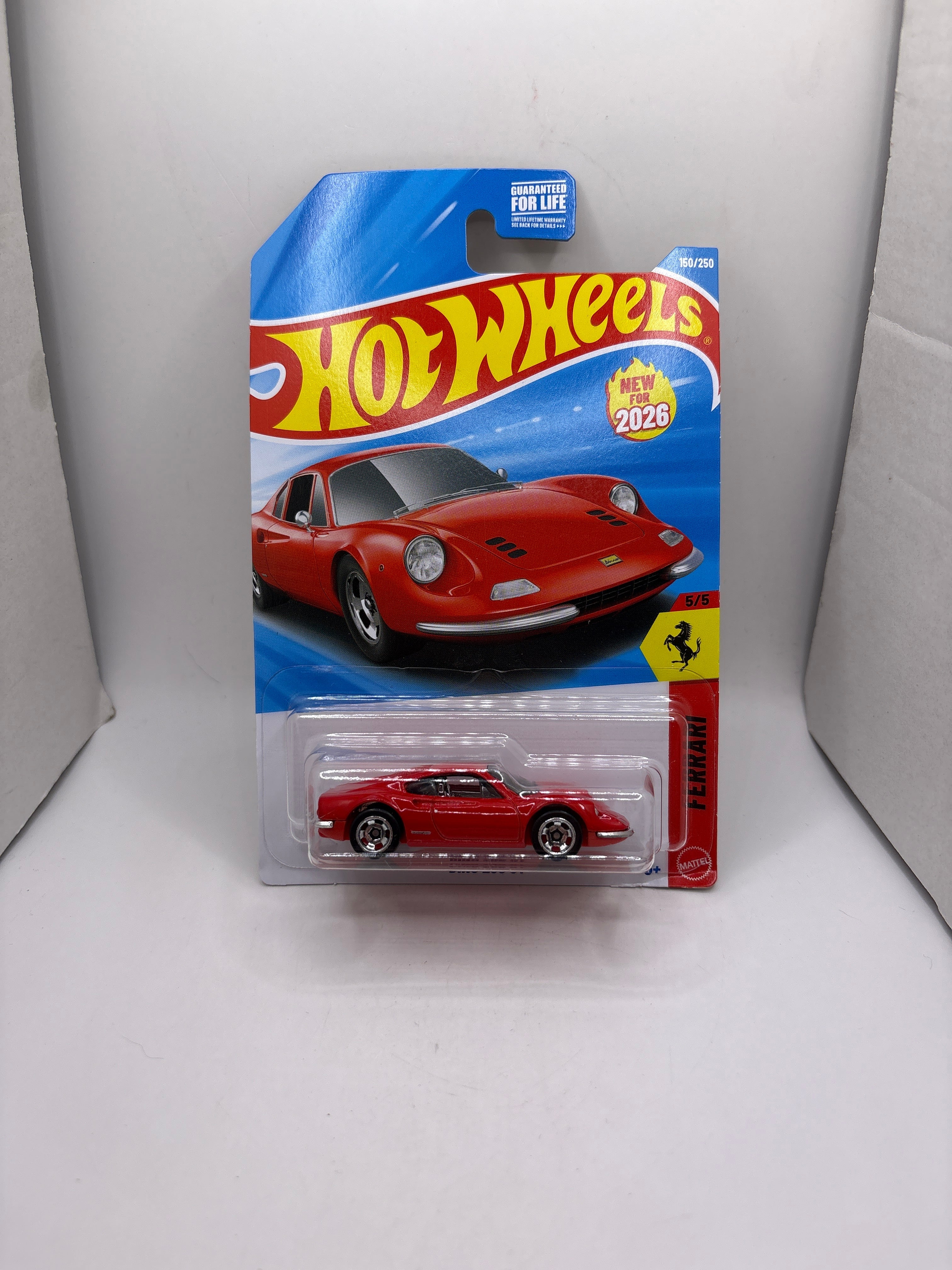 Hot Wheels Dino 206 GT Diecast red