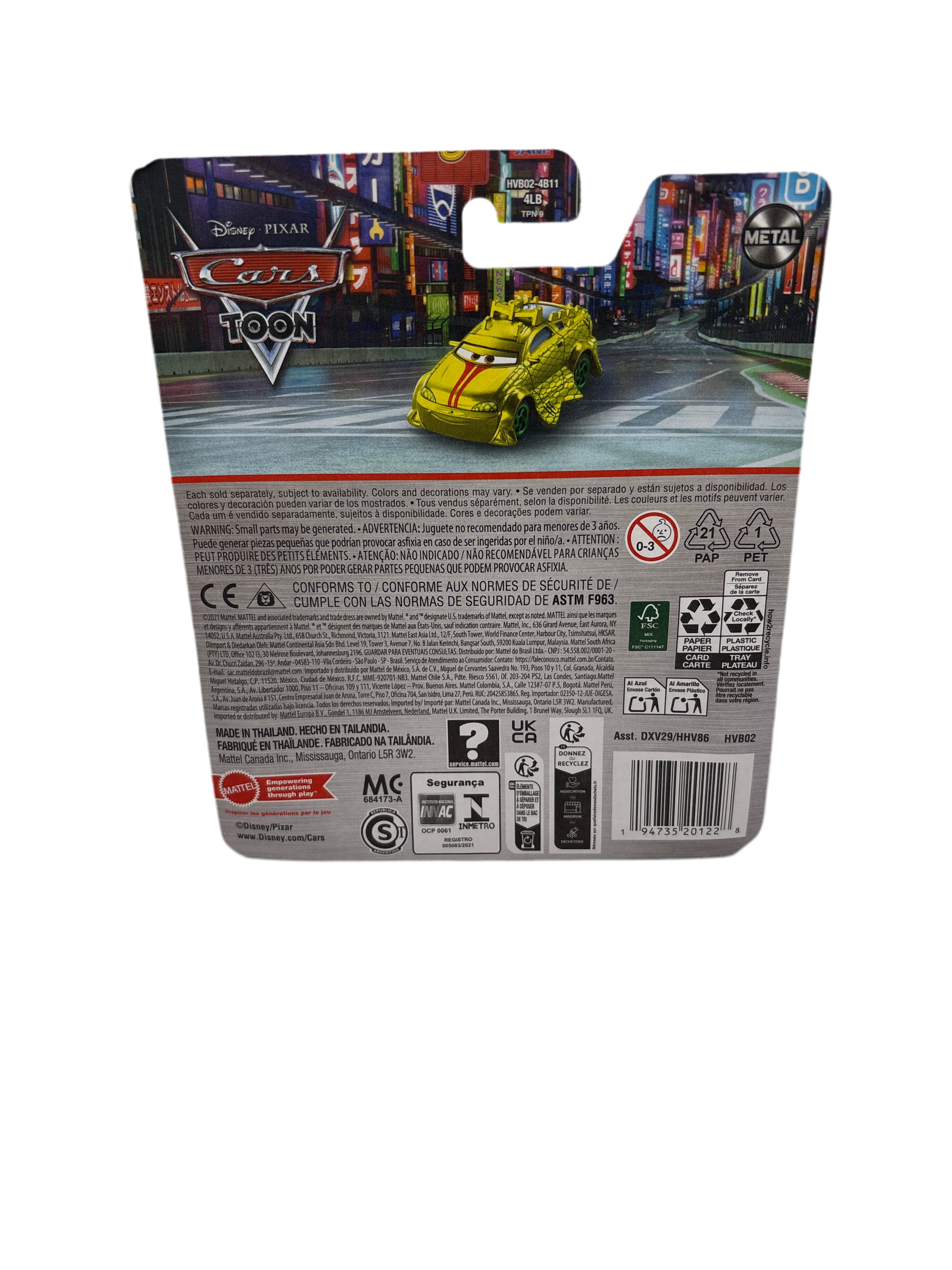 Disney Pixar Cars Komodo Diecast
