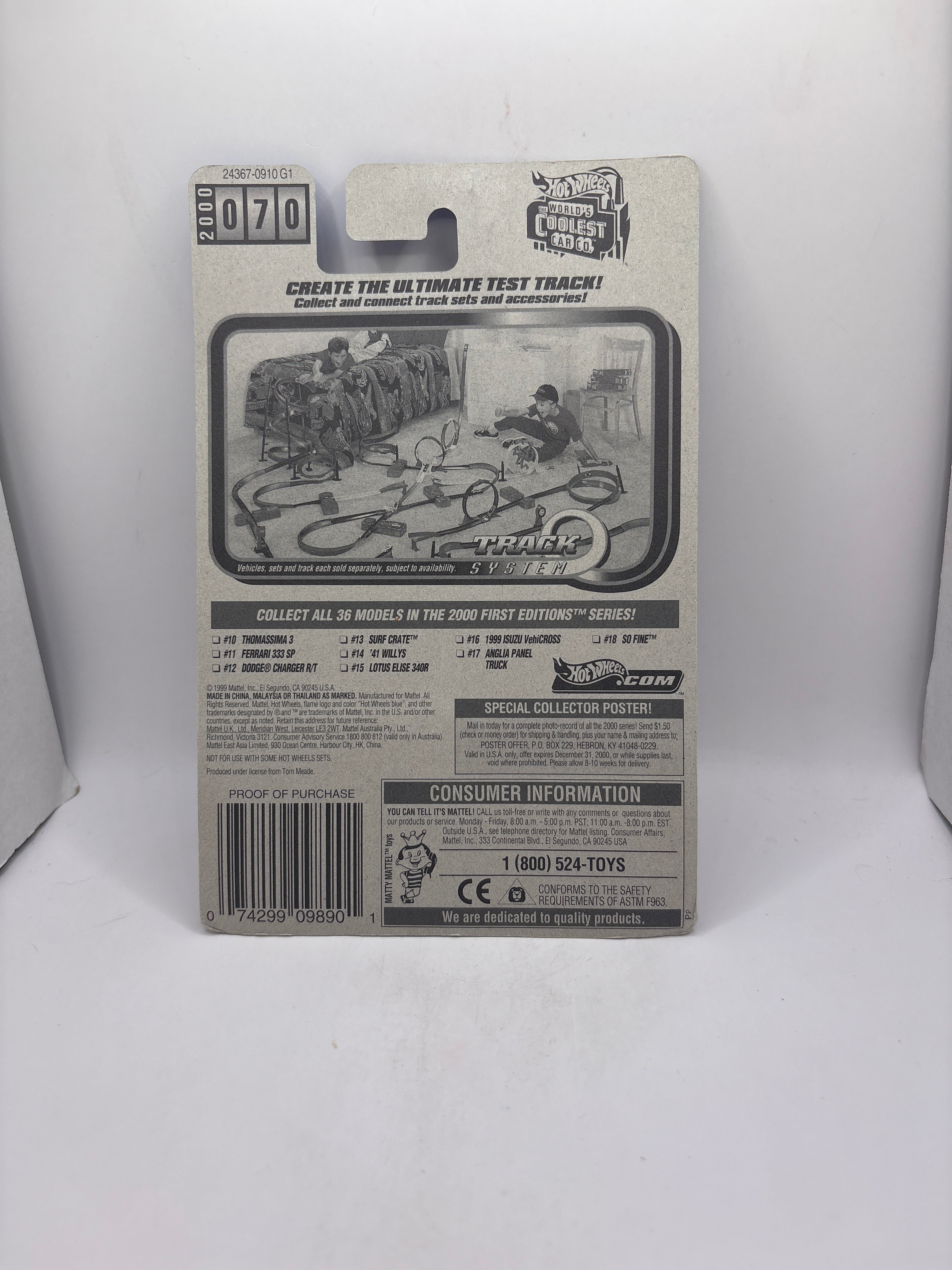 Hot Wheels Thomassima 3 Diecast