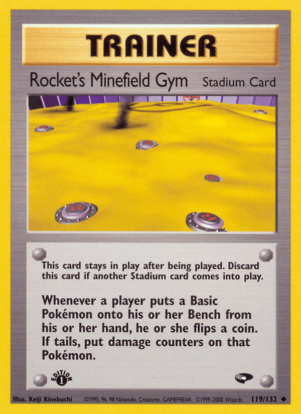 Rocket's Minefield Gym (119/132) [Gym Challenge 1st Edition]