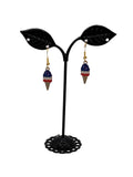 Americana Ice Cream Cone Earrings