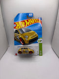 Hot Wheels Fiat 500e Diecast gold