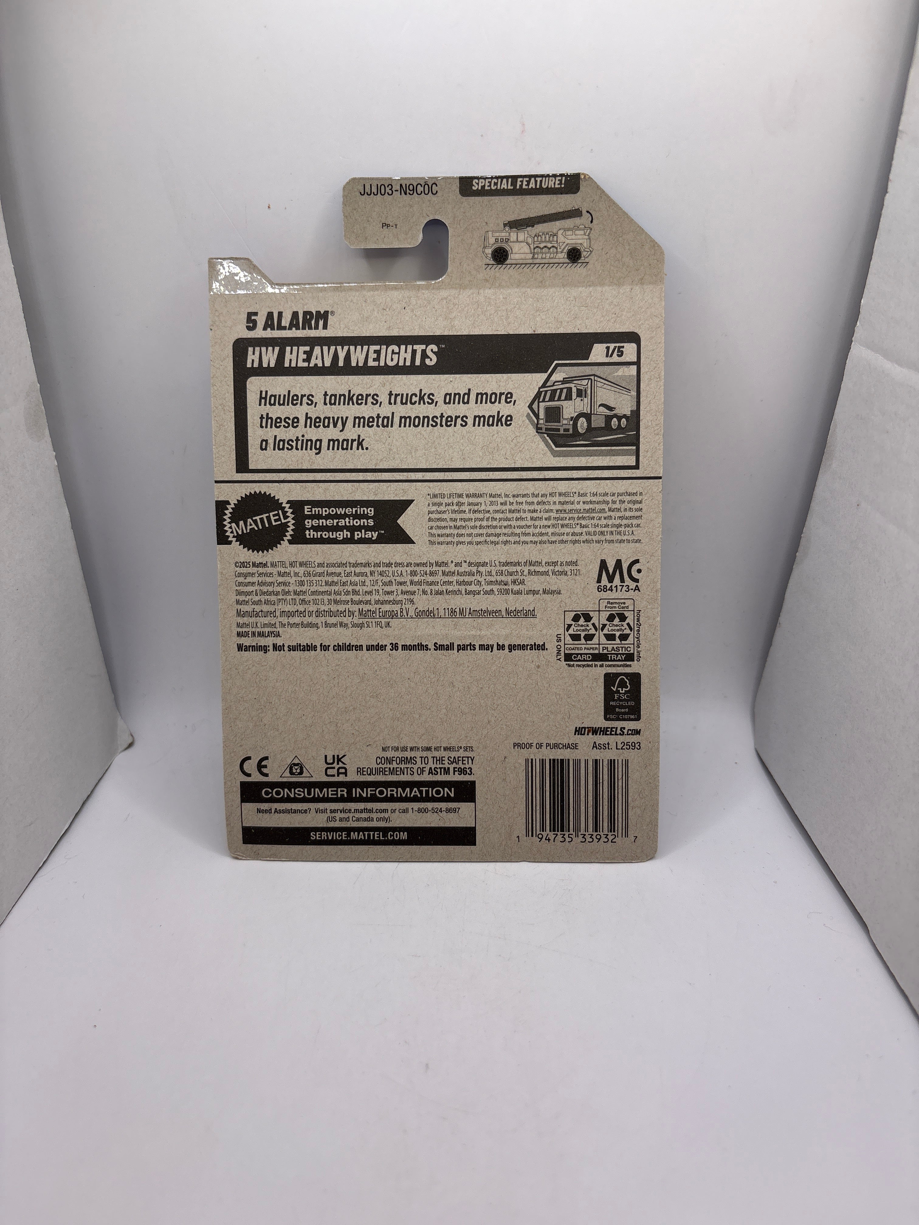 Hot Wheels 5 Alarm Diecast