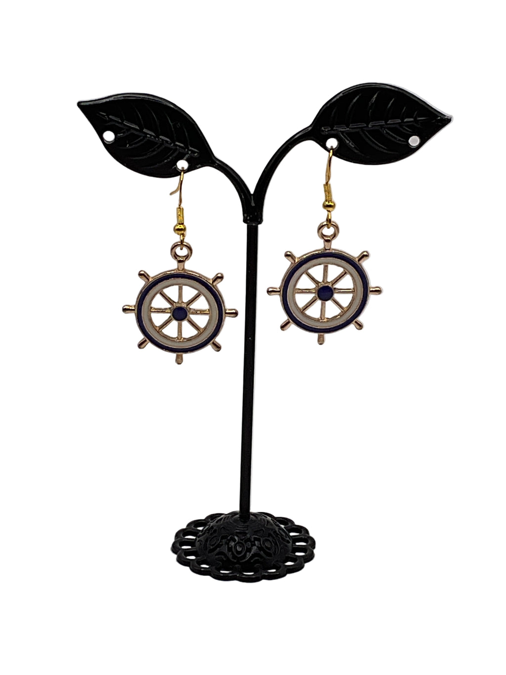Ship Wheel Earrings