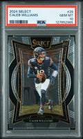 Graded 2024 Panini Select Caleb Williams #25 Rookie RC Football Card PSA 10 Gem Mint