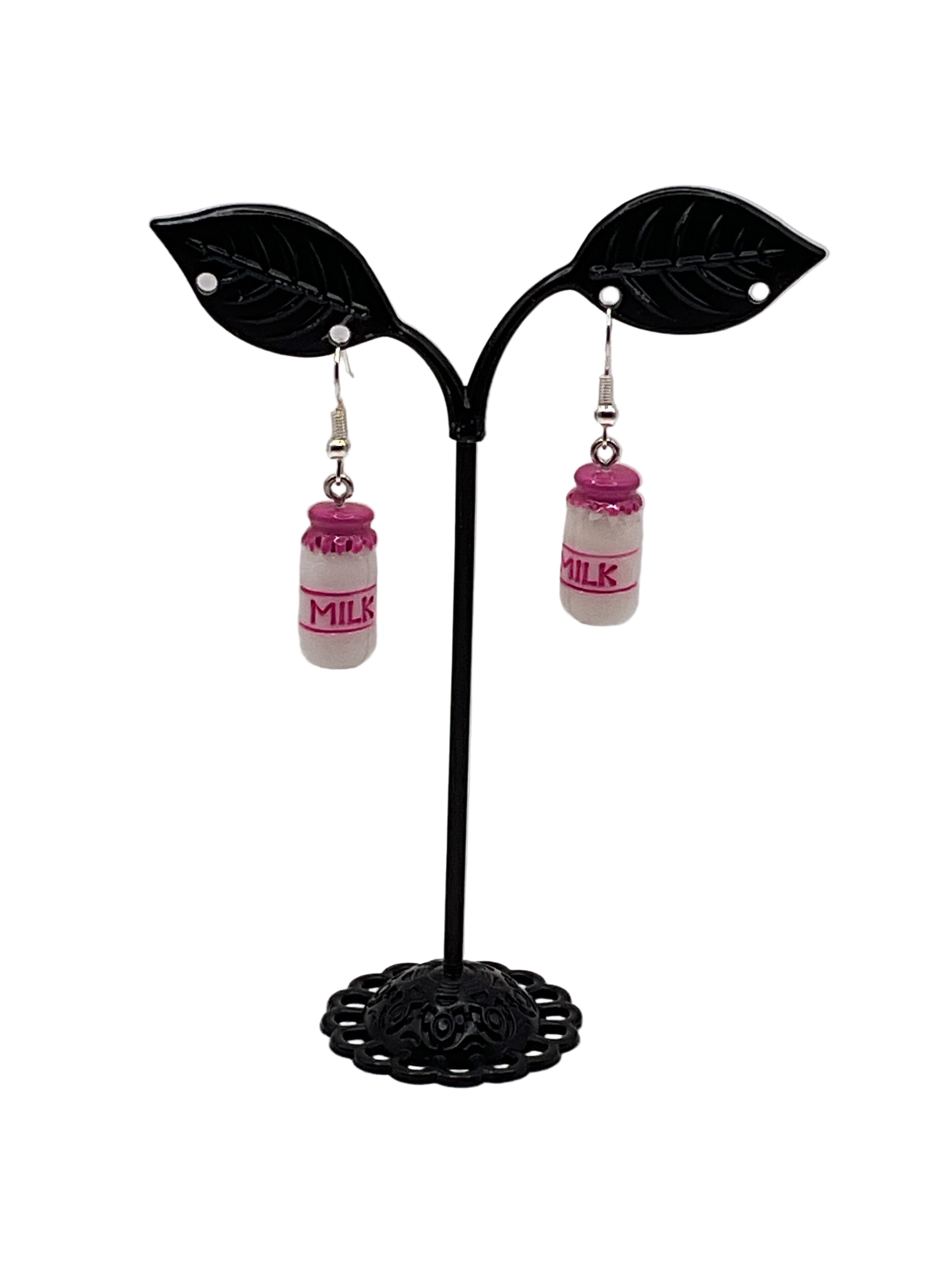 Milk jug earrings