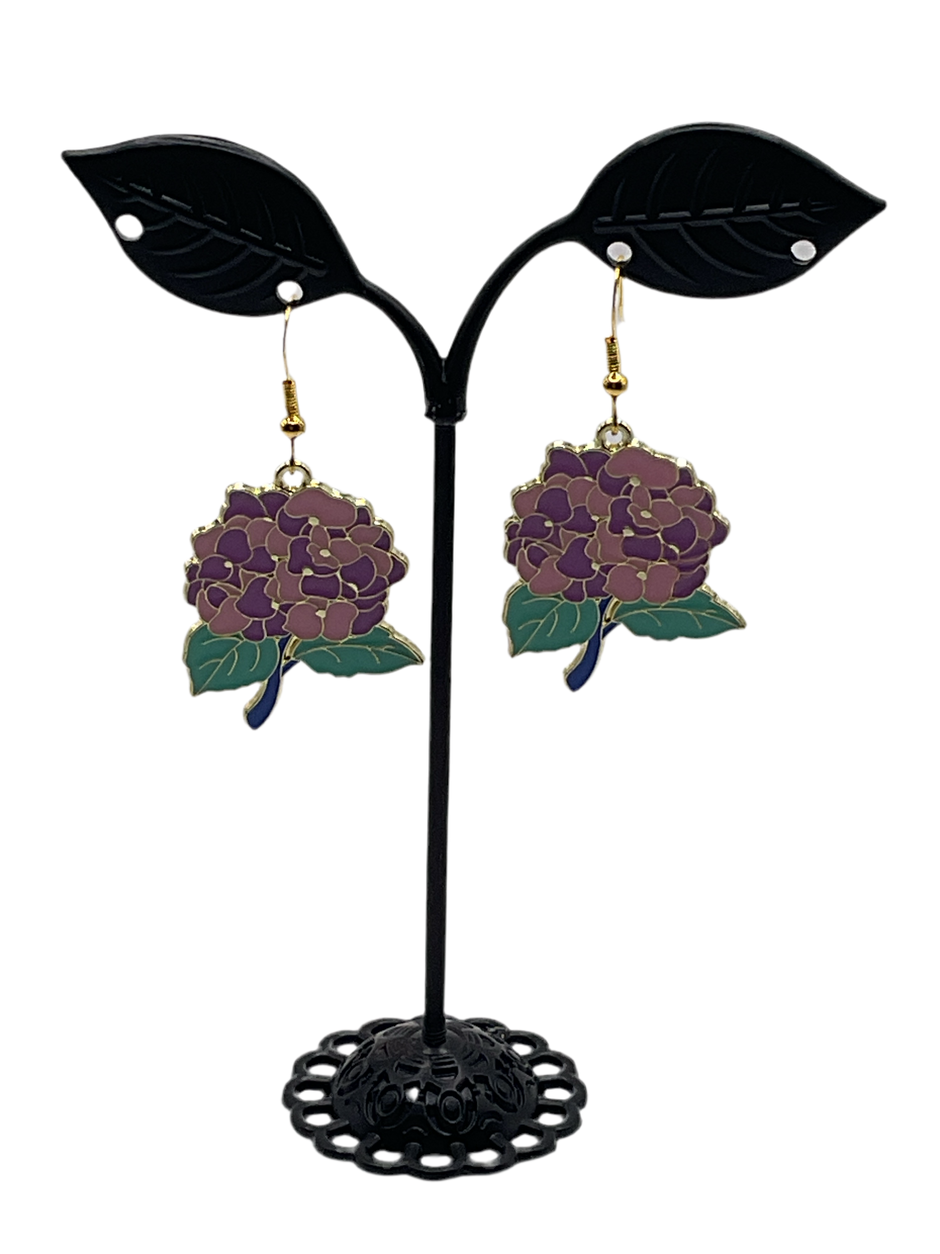 Hydrangea earrings