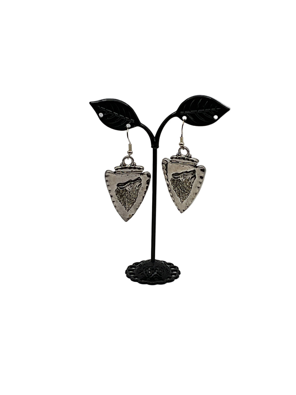 Silver Arrowhead Earrings