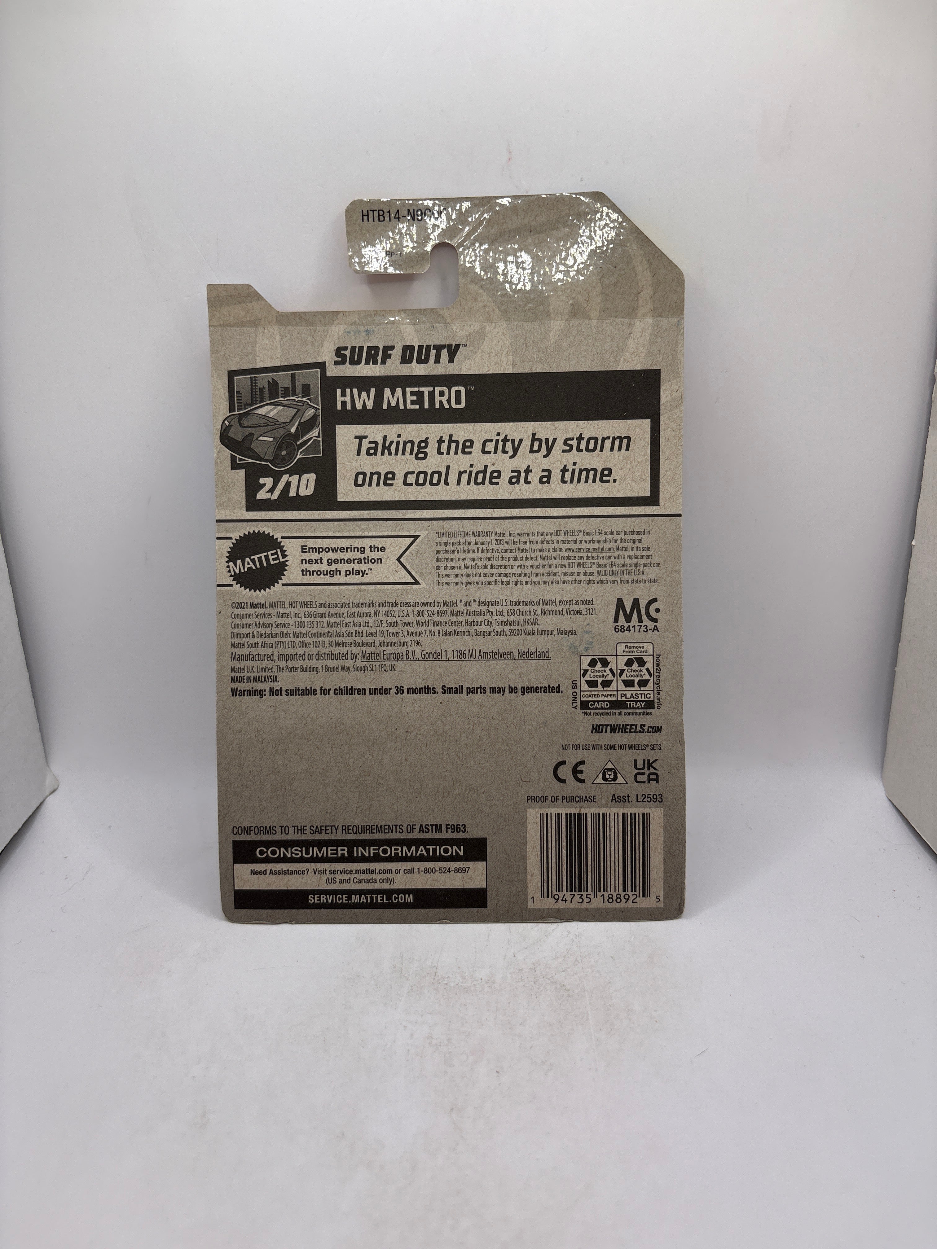 Hot Wheels Surf Duty Diecast