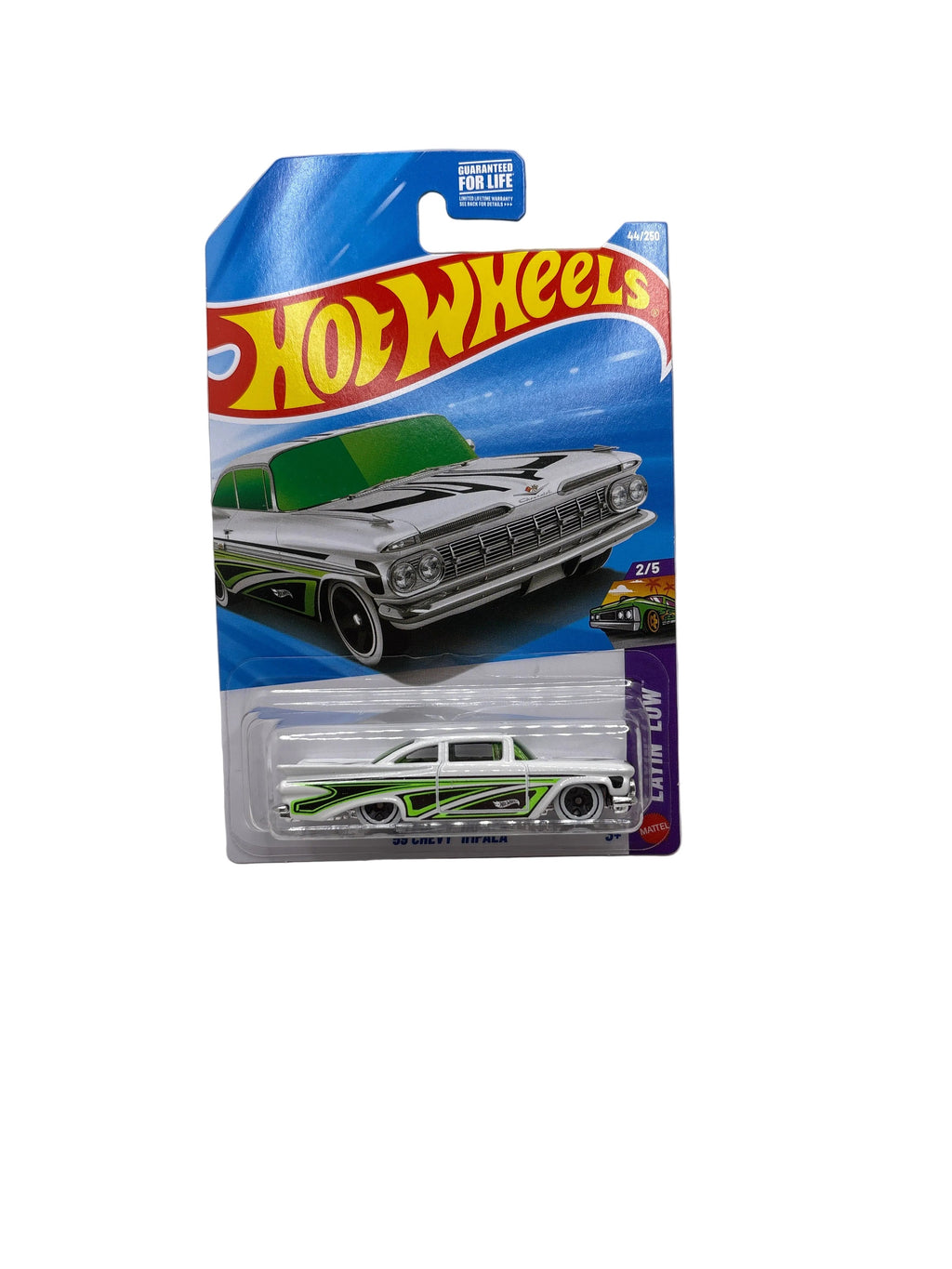 Hot Wheels 59 Chevy Impala Diecast white