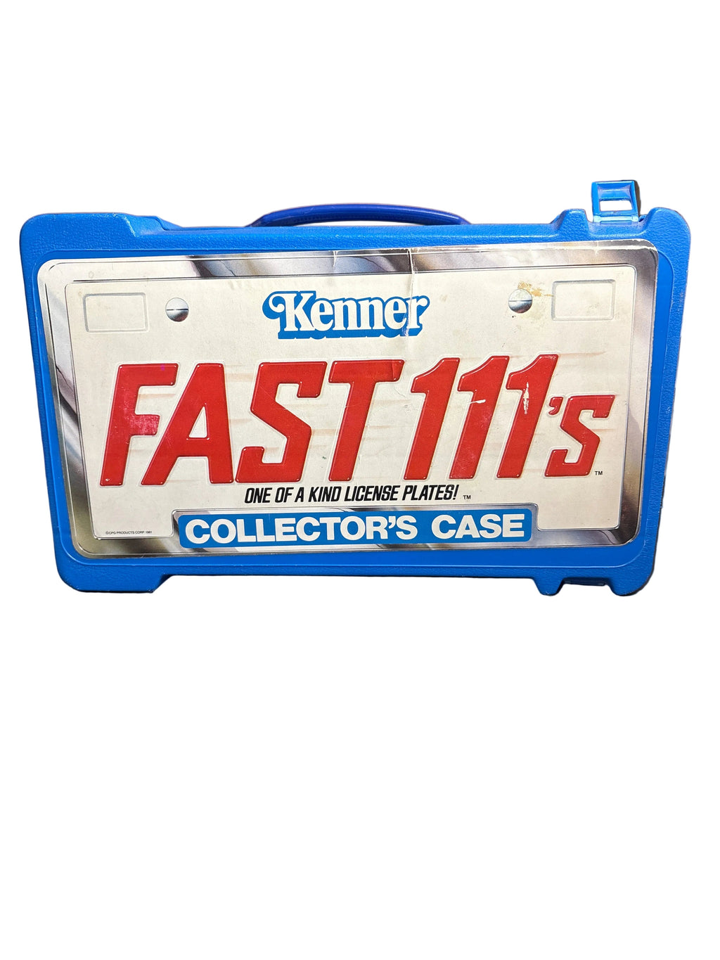Kenner Fast 111’s Collector’s Case Diecast blue