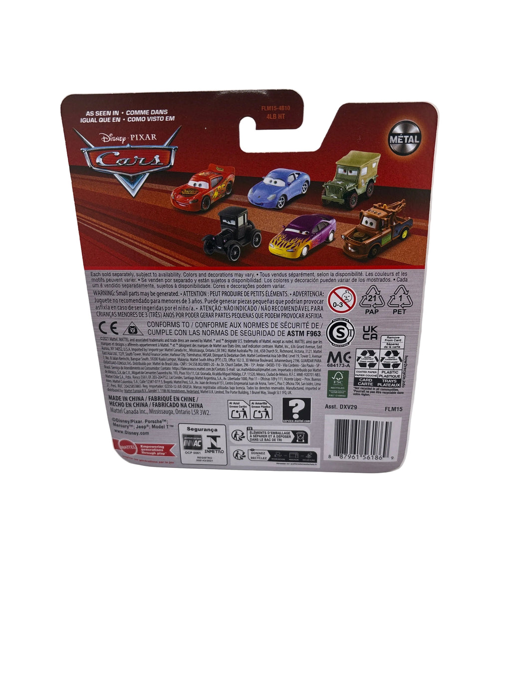 Disney Pixar Cars Sheriff Diecast black