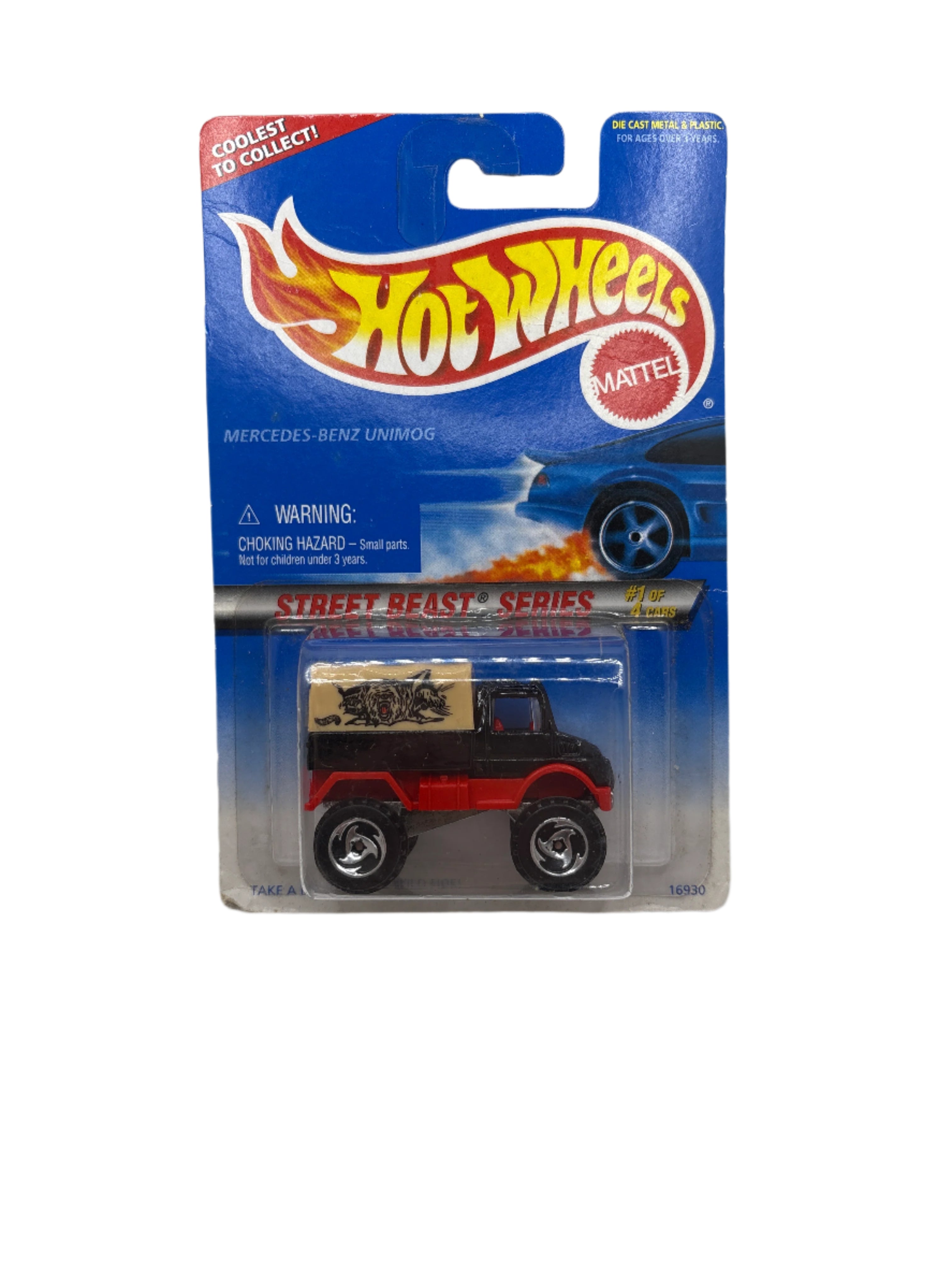 Hot Wheels Mercedes-Benz Unimog Diecast Black
