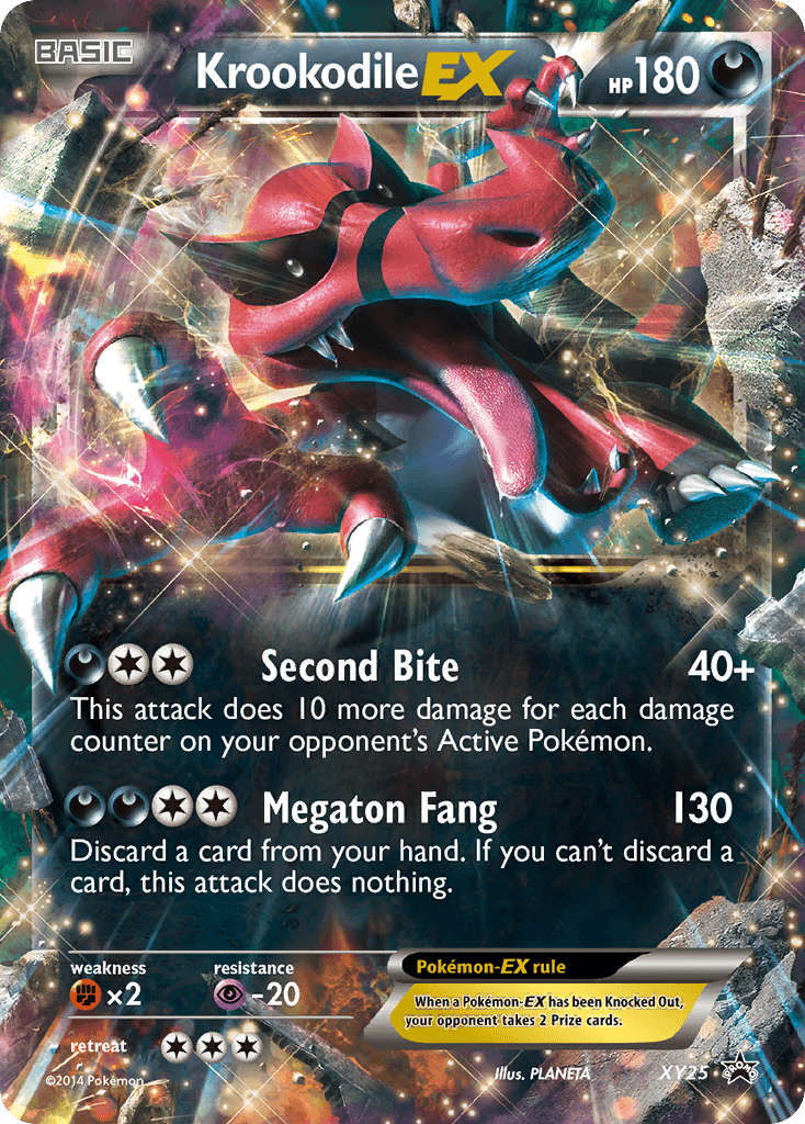Krookodile EX (XY25) [XY: Black Star Promos]