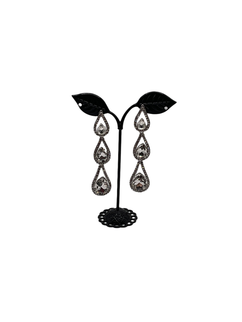 Shiny crystal earrings 2