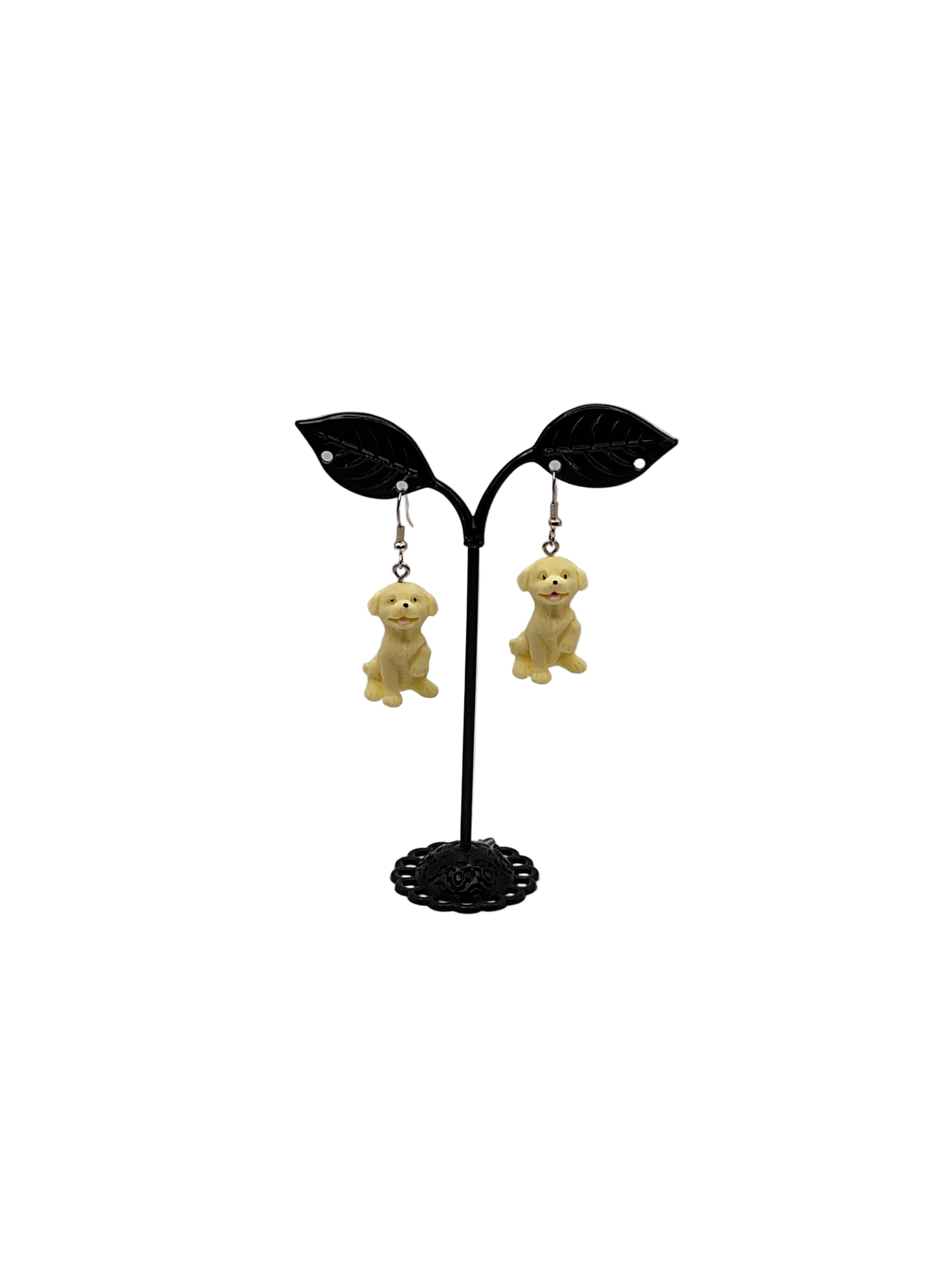 Yellow Lab Puppy Earrings