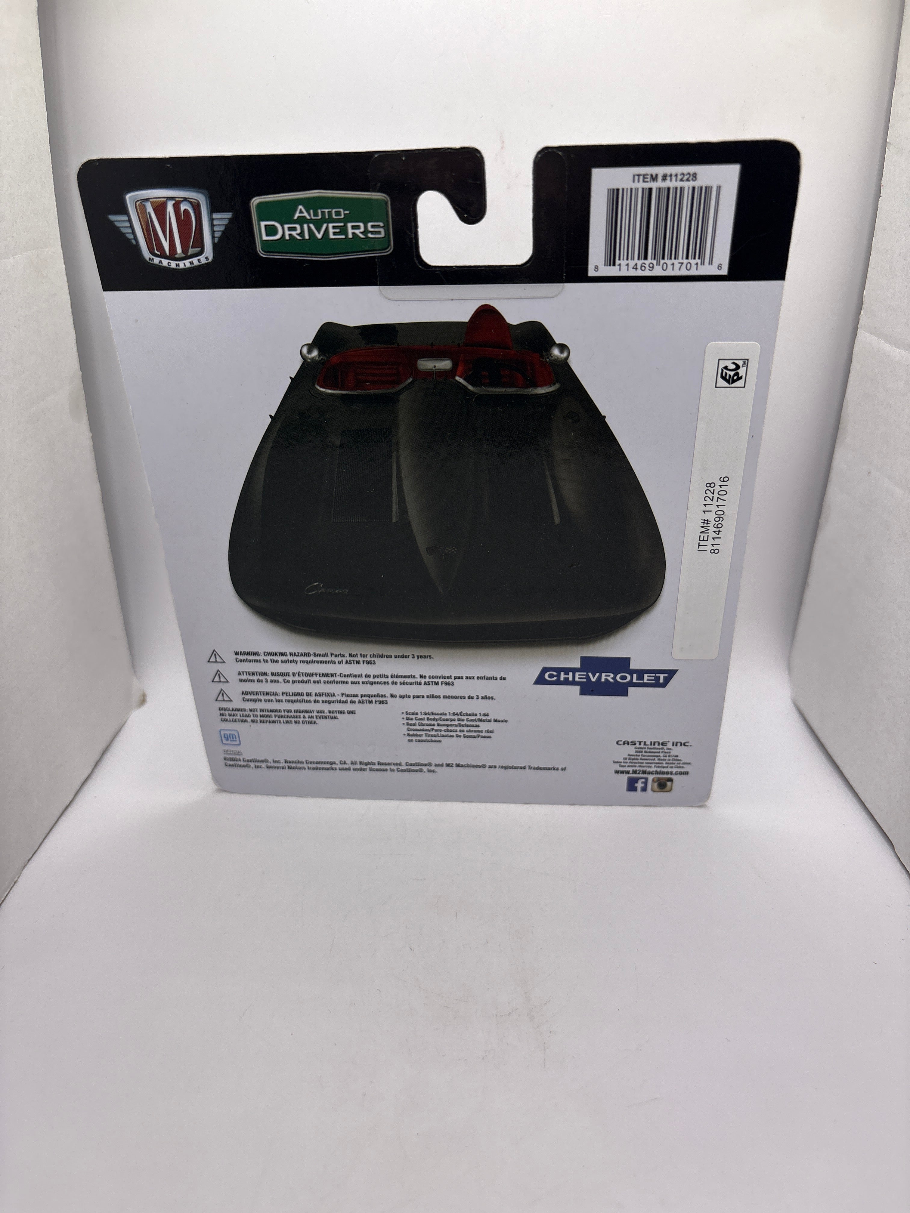 M2 1959 Chevrolet Corvette XP-86 Diecast black