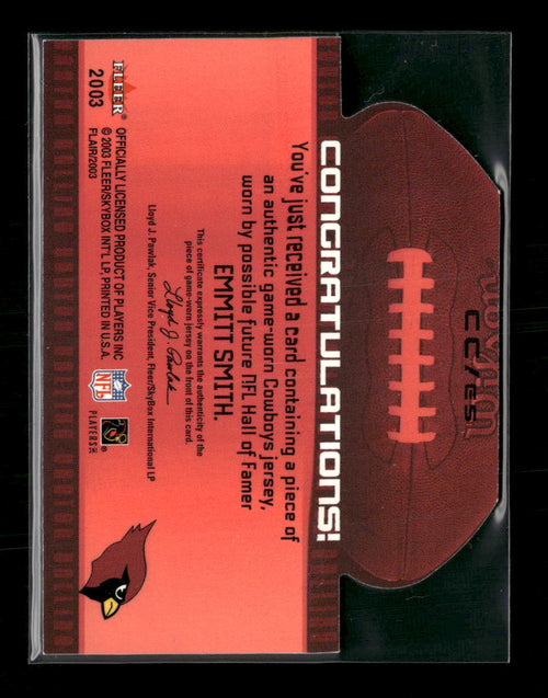 2003 Flair Canton Calling Emmitt Smith #CC/ES