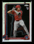 2025 Topps Chrome Lightboard Logo Base Variations Bryce Teodosio Rookie #198