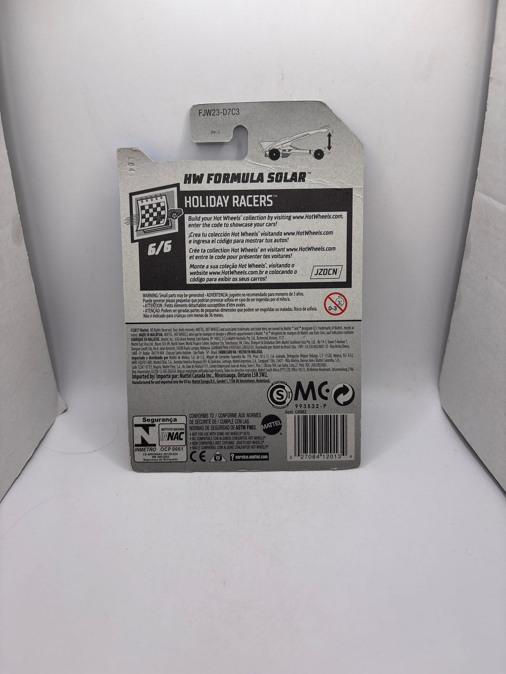 Hot Wheels HW Formula Solar Diecast