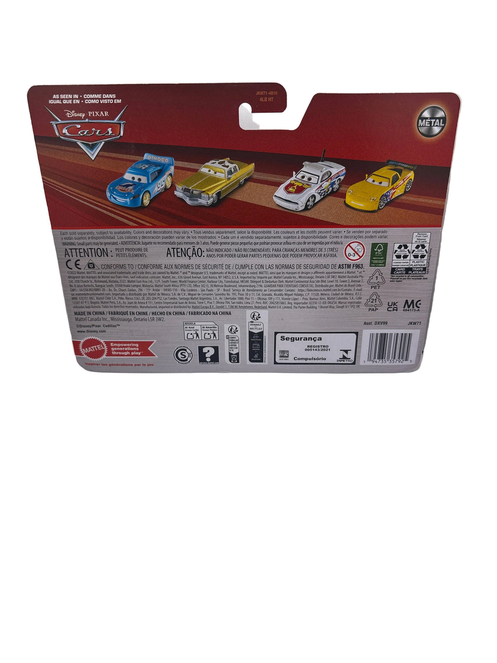 Disney Pixar Cars Mater Tractor With Tire In Mouth Diecast multi color