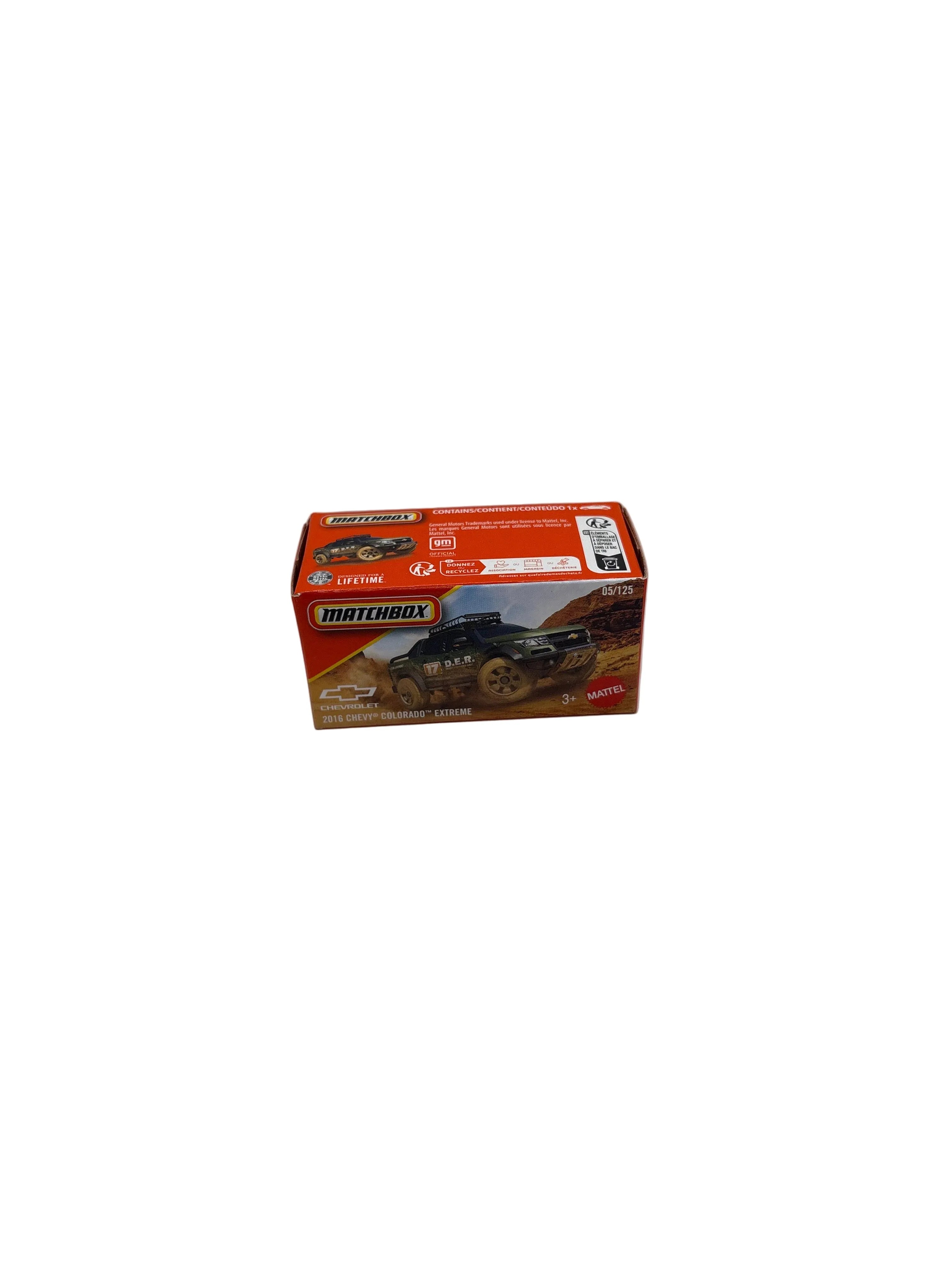 Matchbox 2016 Chevy Colorado Extreme Diecast green