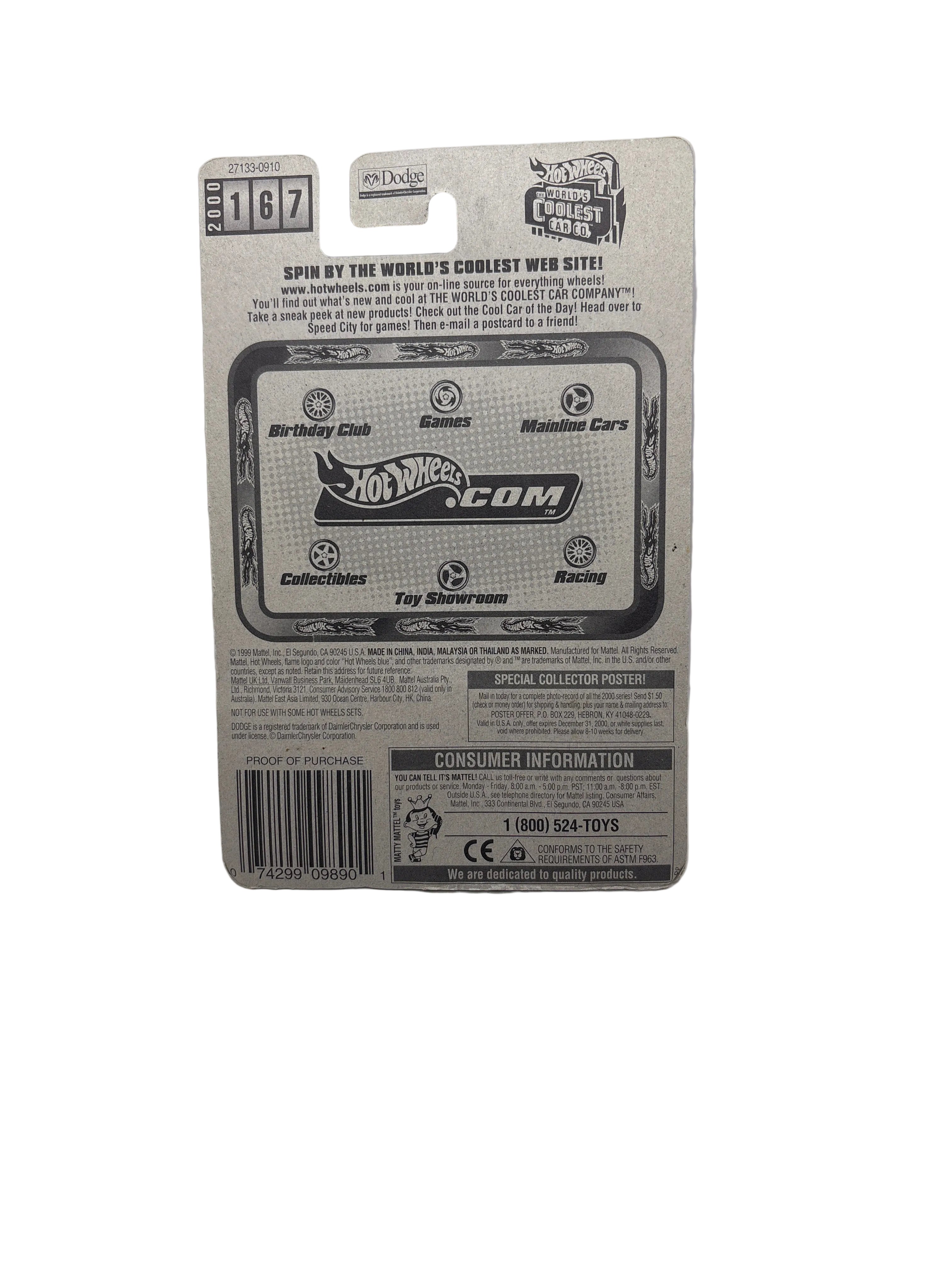 Hot Wheels Dodge Concept Car Diecast