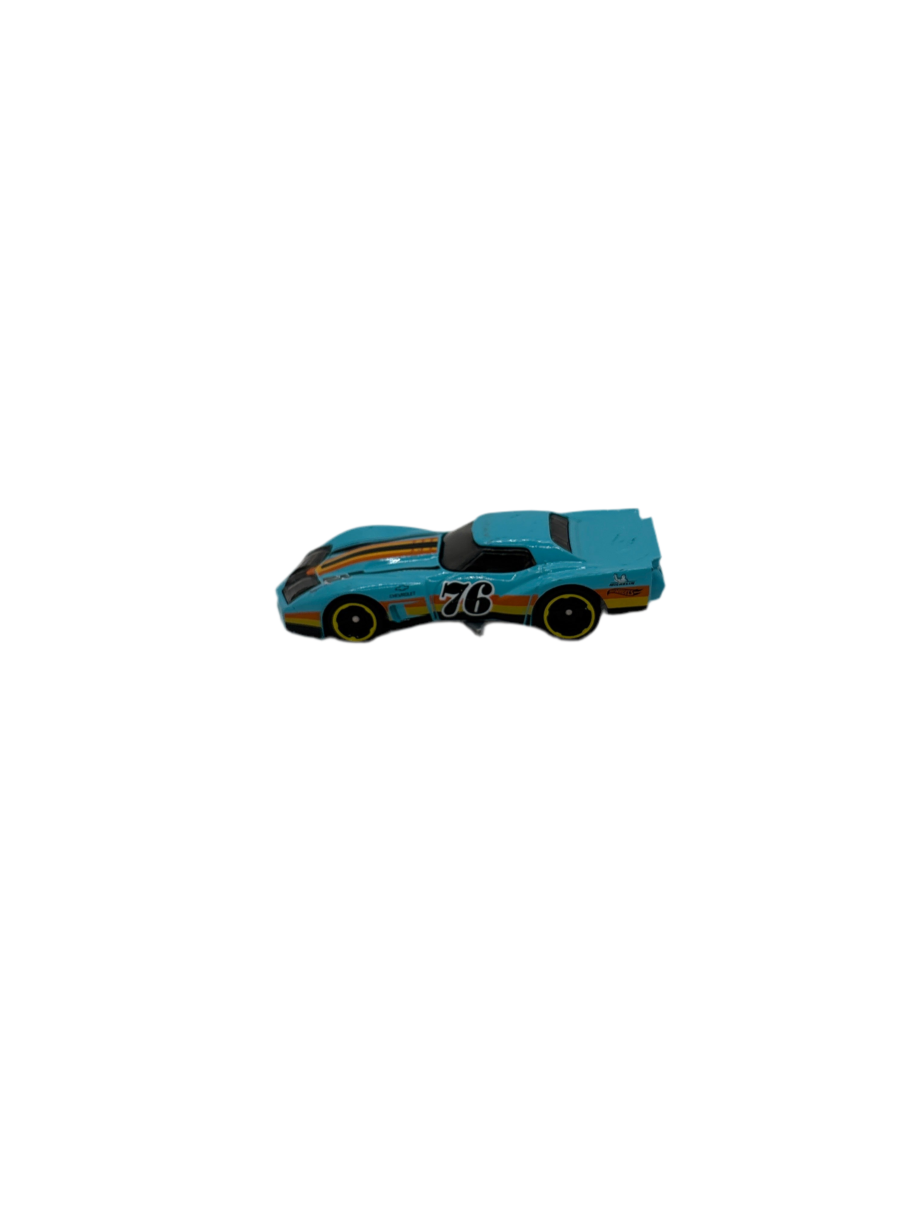 Hot Wheels 76 Greenwood Corvette Diecast blue