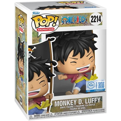 One Piece Monkey D. Luffy with Flag Funko Pop! Vinyl Figure #2214