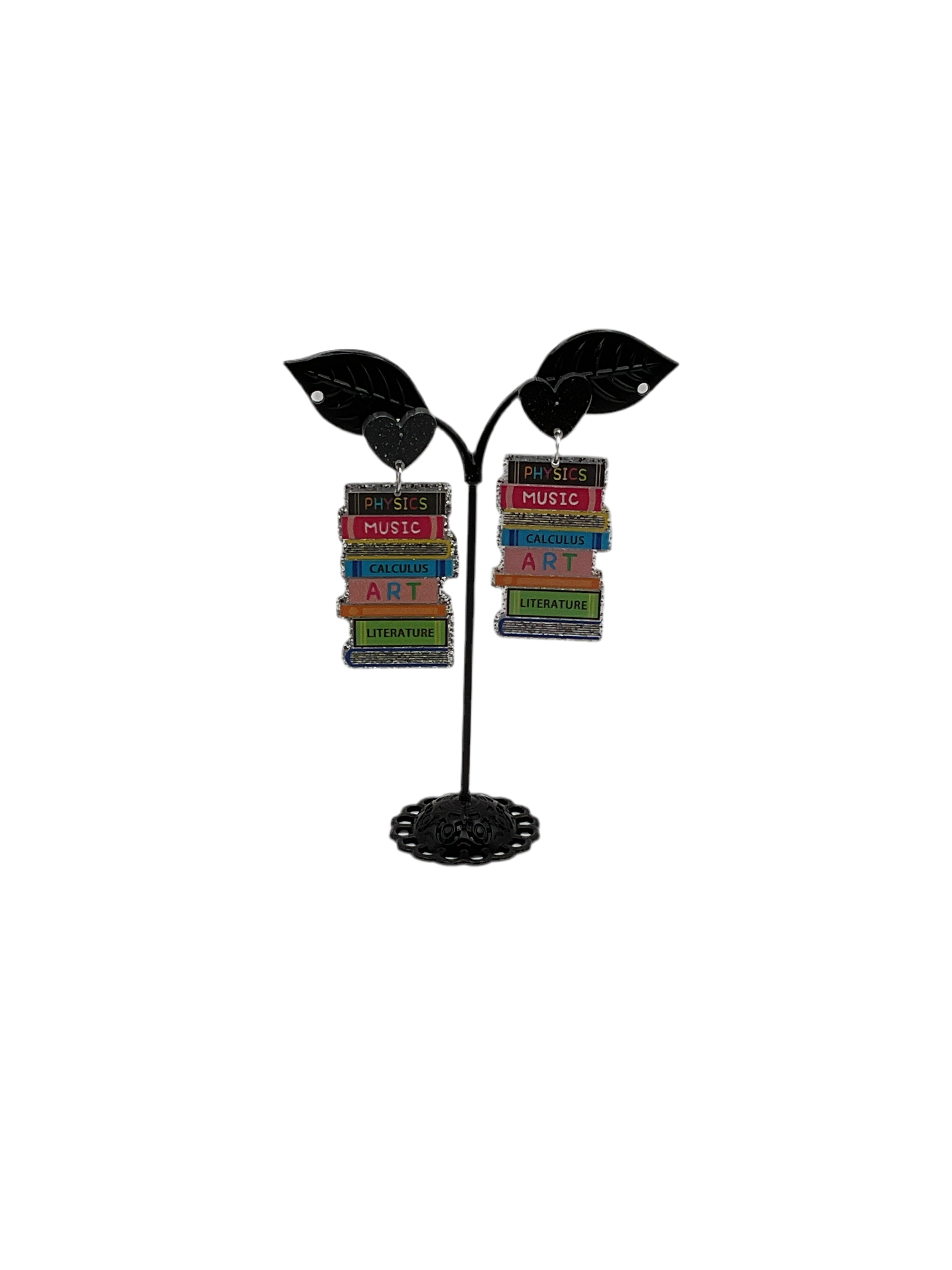 school Books Earrings