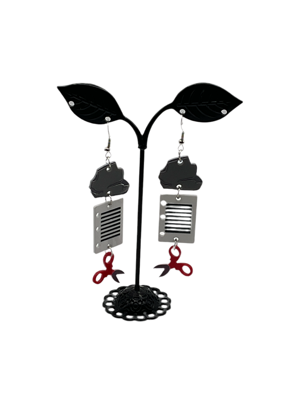 Rock Paper Scissor Earrings