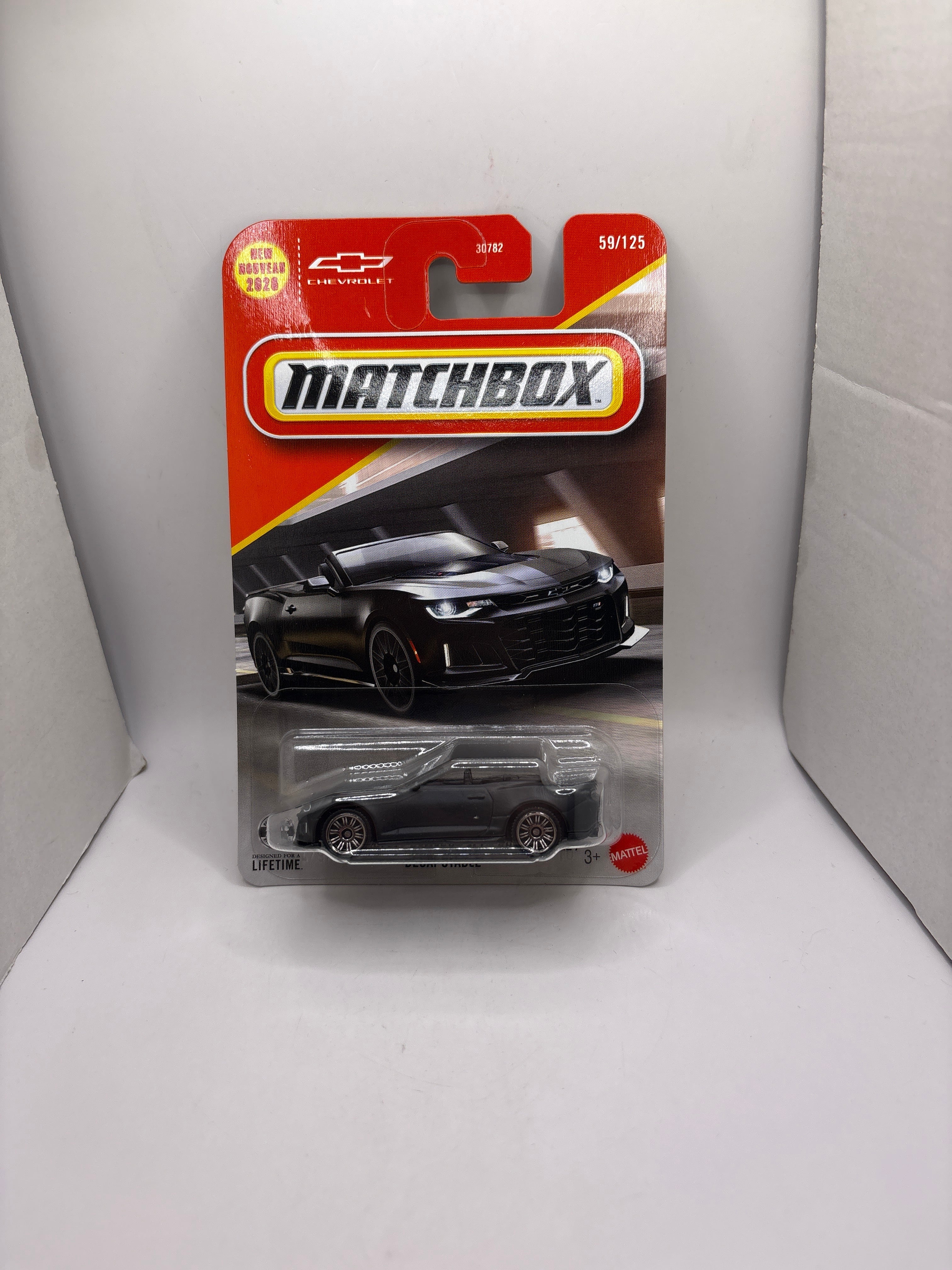 Matchbox 2024 Chevrolet Camaro ZL1 Convertible Diecast black