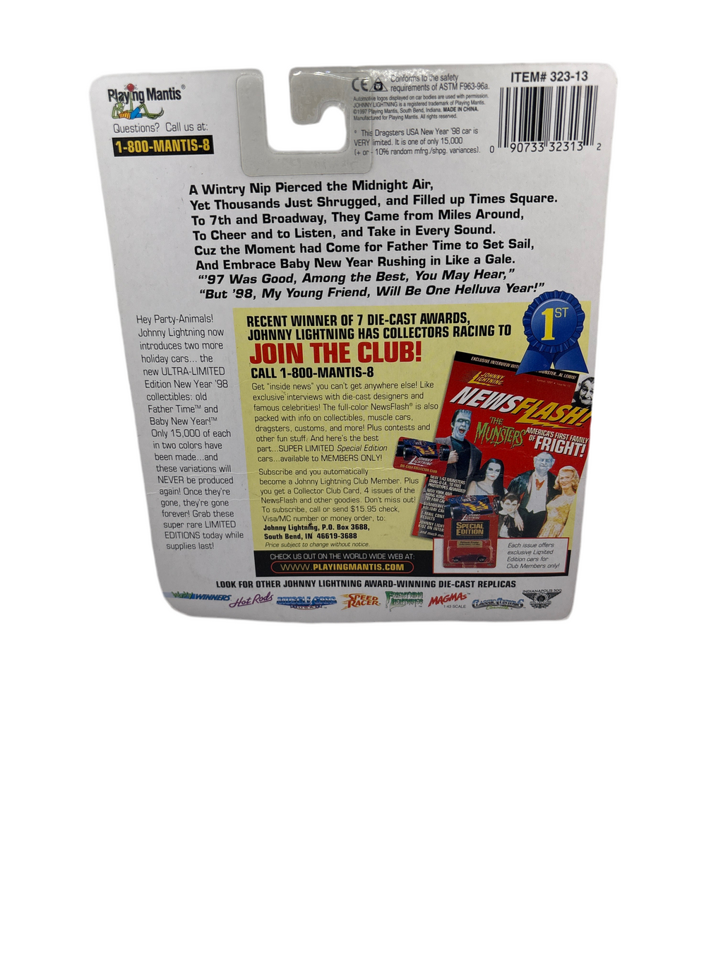 Johnny Lightning Father Time Diecast
