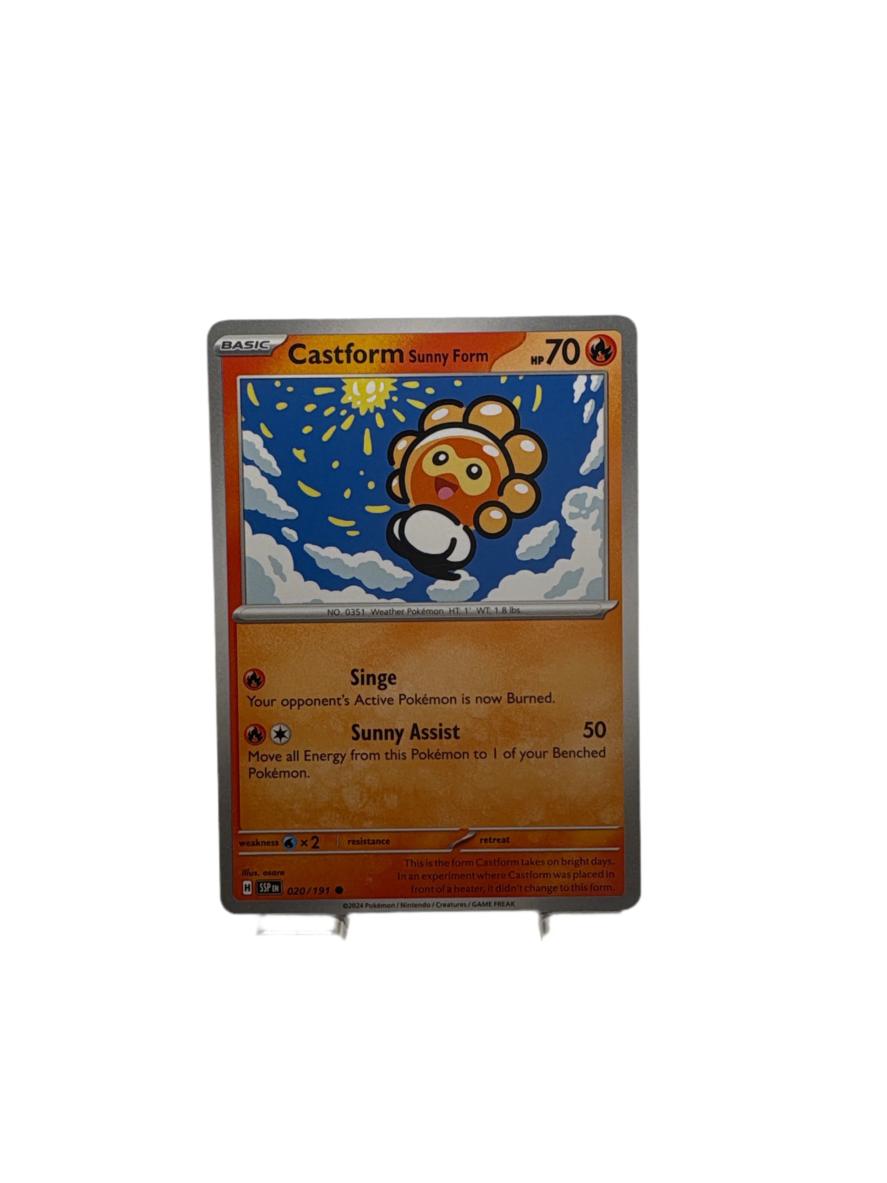 Pokemon Castform Sunny Form