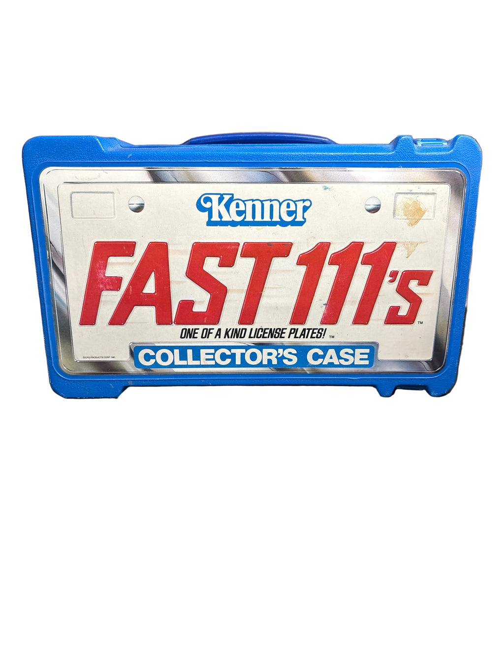 Kenner Fast 111’s Collector’s Case Diecast blue