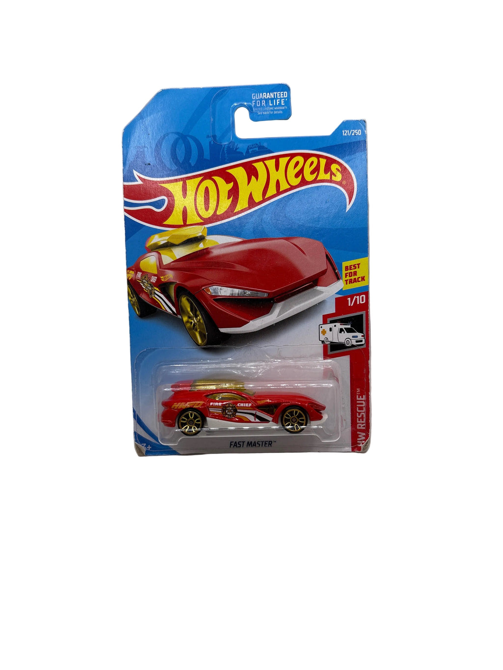 Hot Wheels Fast Master Diecast red