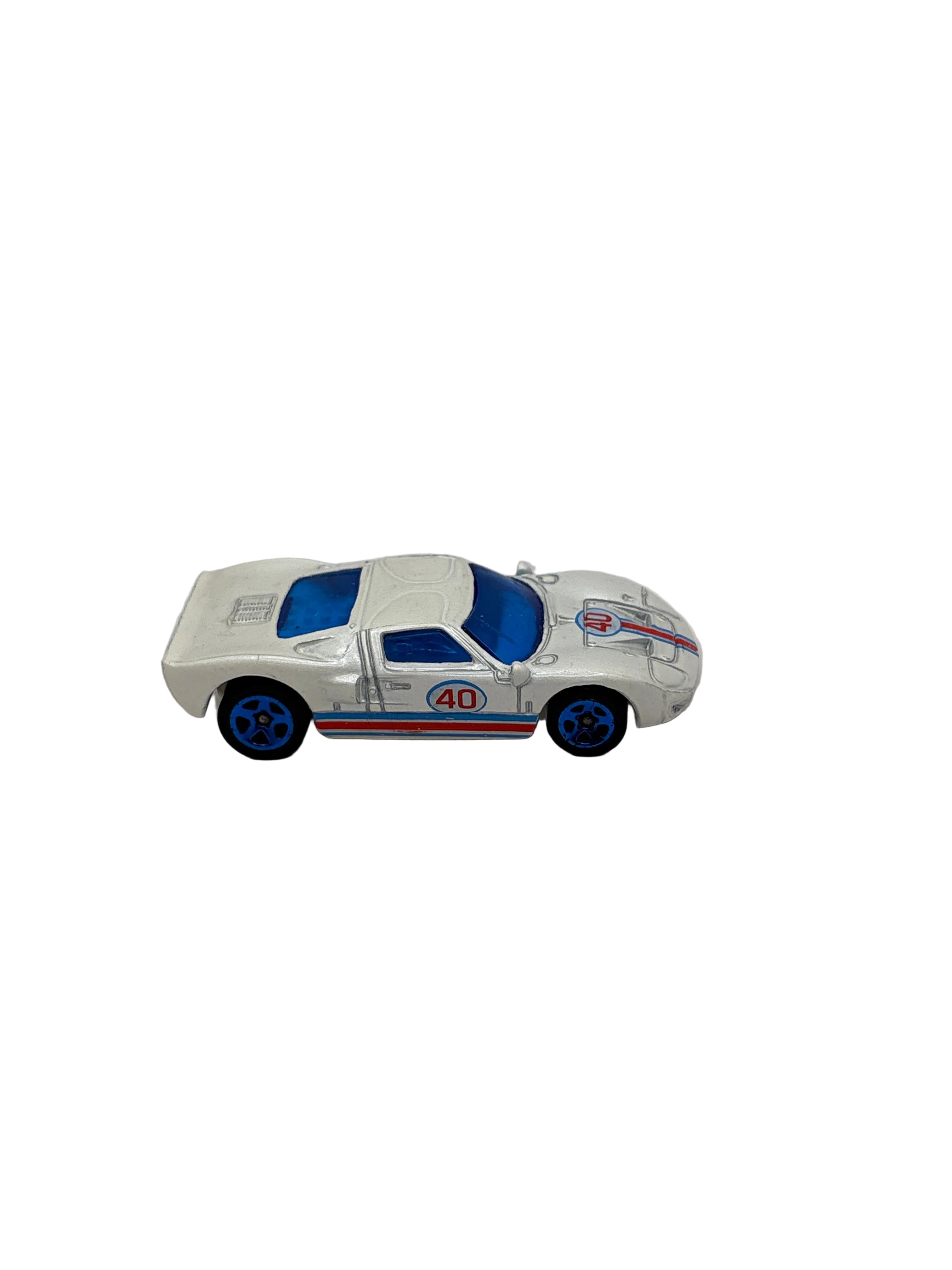 Hot Wheels Ford GT-40 Diecast white