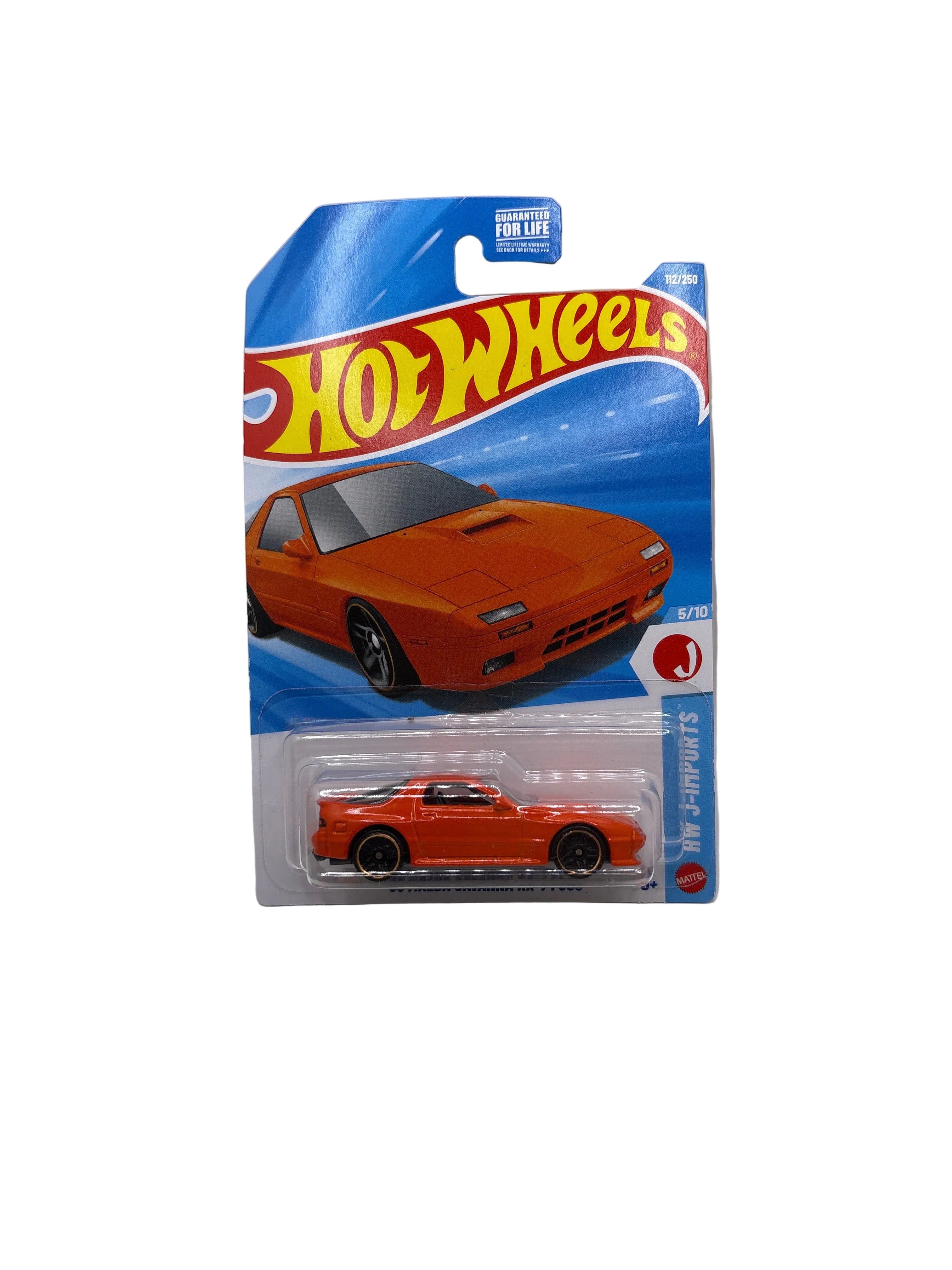 Hot Wheels 89 Mazda Savanna RX-7 FC3S Diecast orange