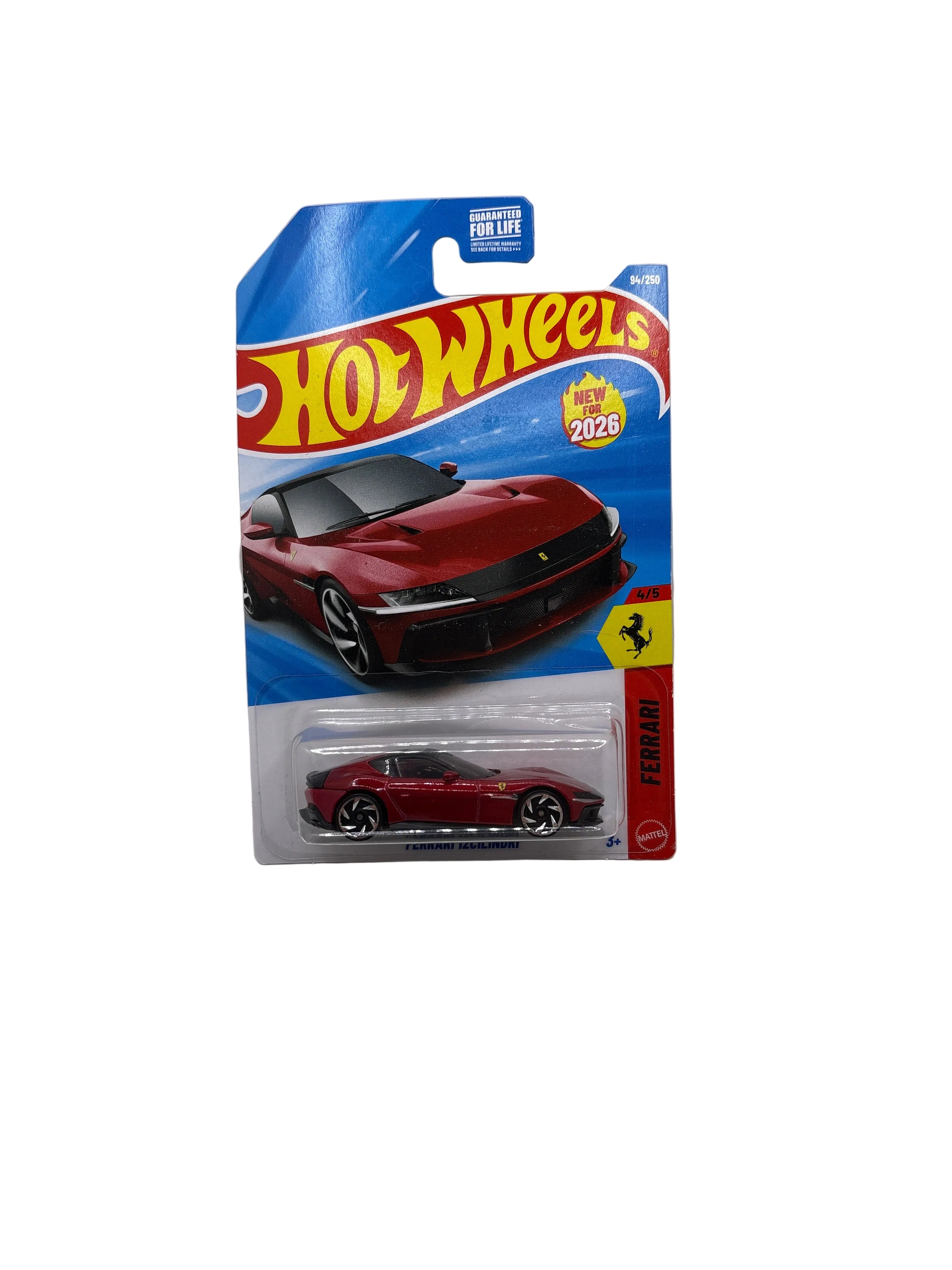 Hot Wheels Ferrari 12Cilindri Diecast red