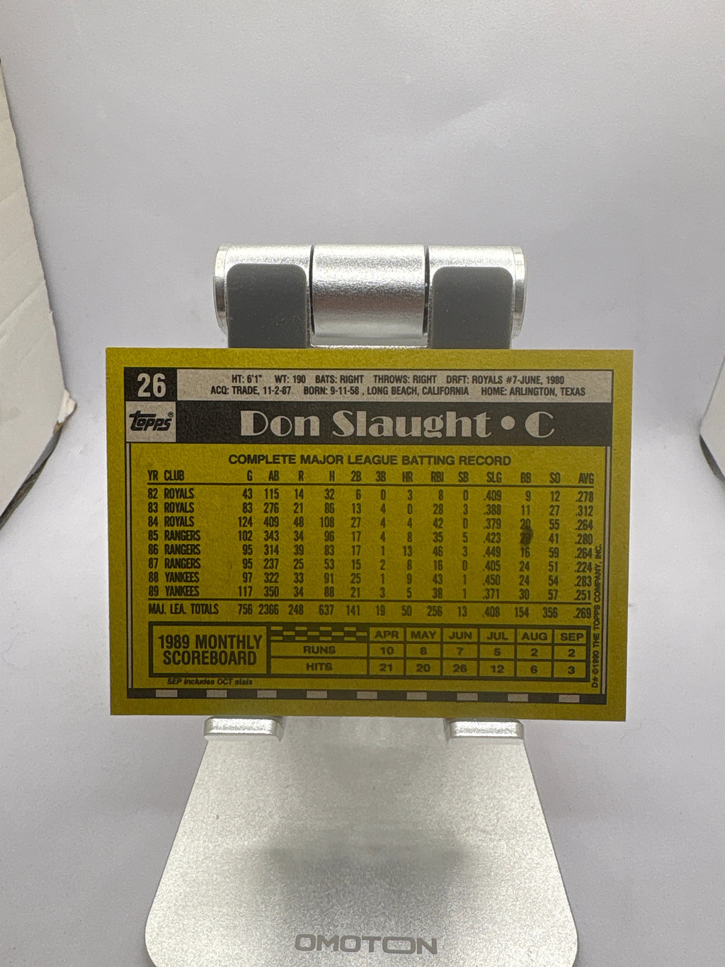 Topps Don Slaught